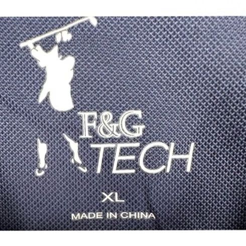 Vintage FG Tech Golf Polo Shirt Adult XL Navy Pink Striped Athletic Short Sleeve Rugby Size US XL / EU 56 / 4 - 4 Thumbnail
