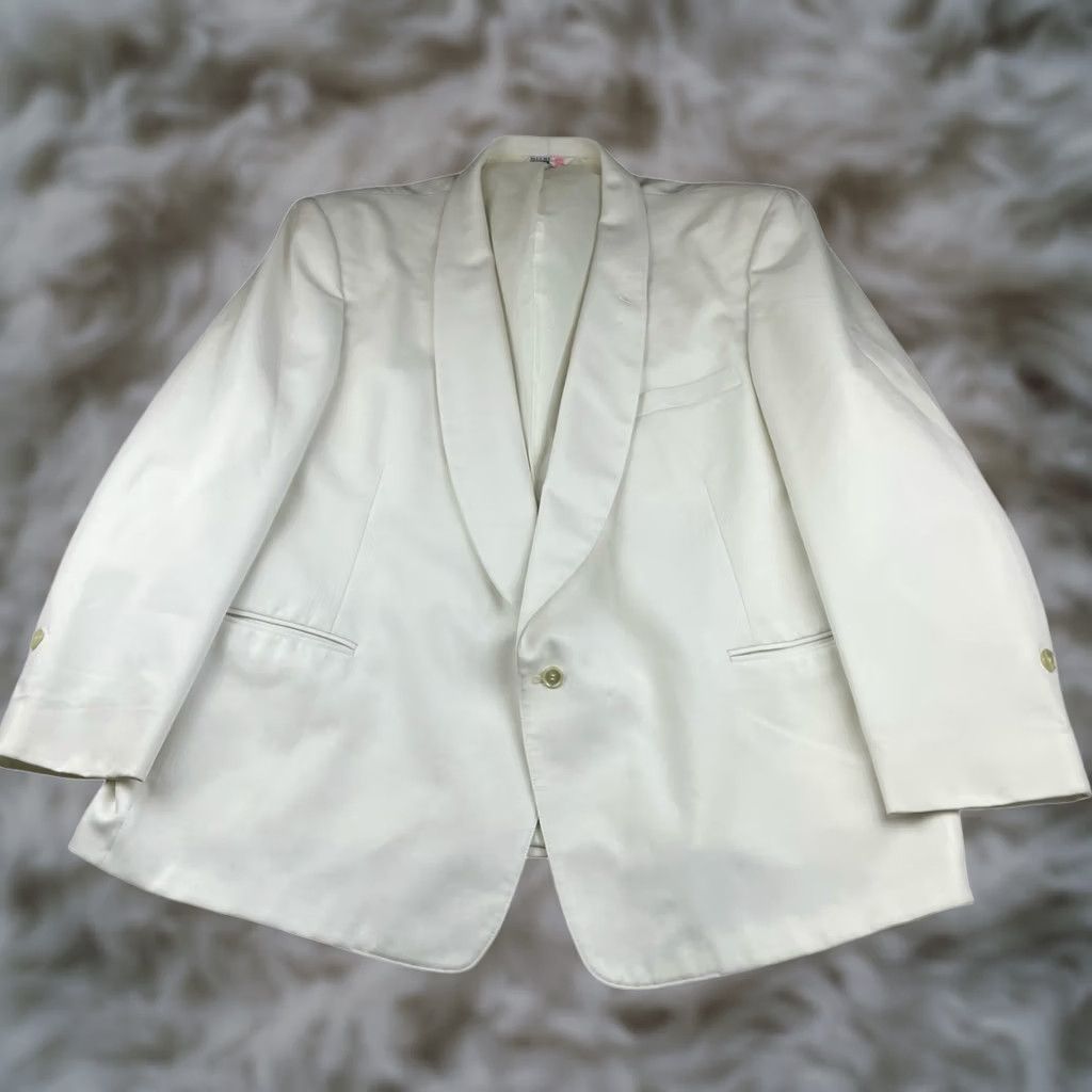 After Six VINTAGE After Six Tuxedo Jacket White Men's 54R Miami Vice USA Size 54R - 1 Thumbnail