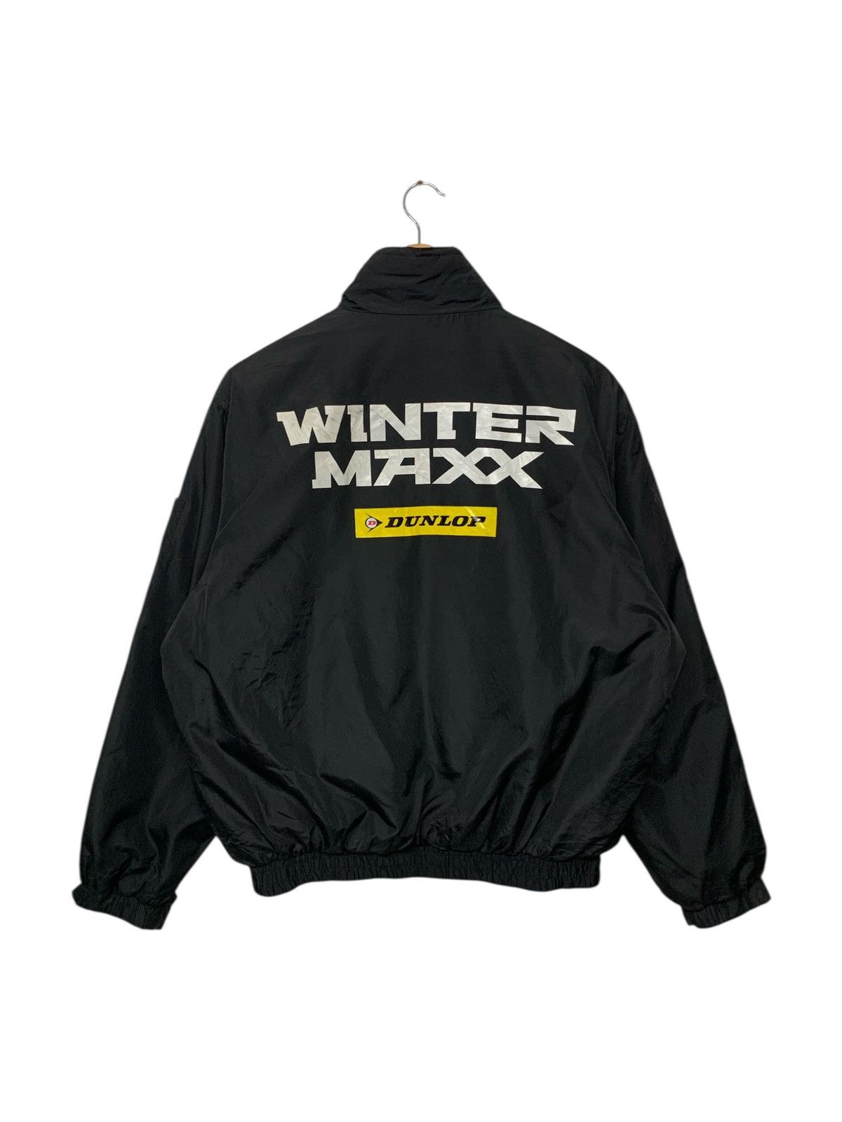 Vintage Vintage 90's Winter Maxx Dunlop Tyre Bombers Jacket Size US M / EU 48-50 / 2 - 1 Thumbnail