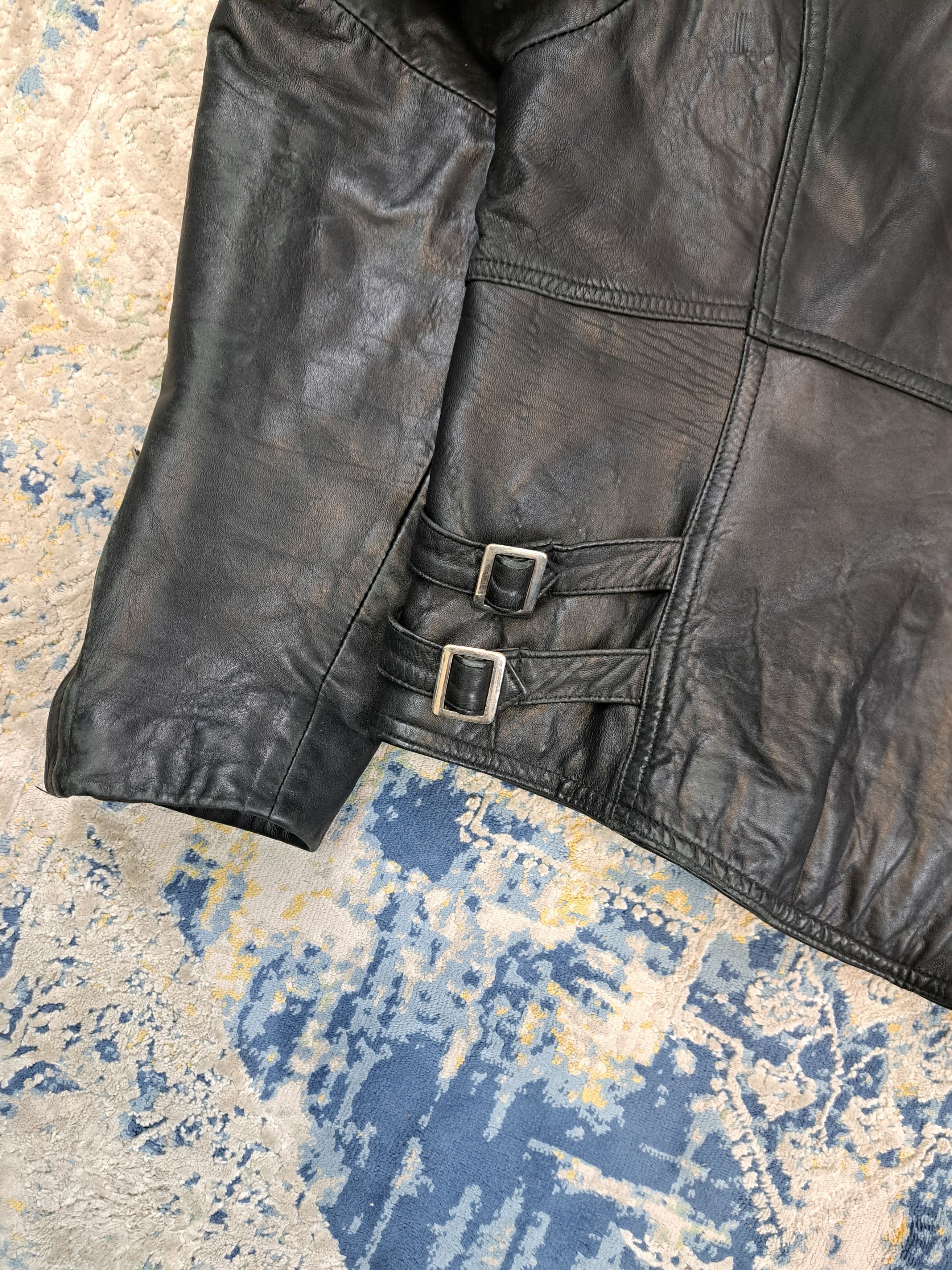 Hard Rock Cafe Vintage Ramones Hard Rock Cafe Leather Jacket Size US XL / EU 56 / 4 - 9 Thumbnail
