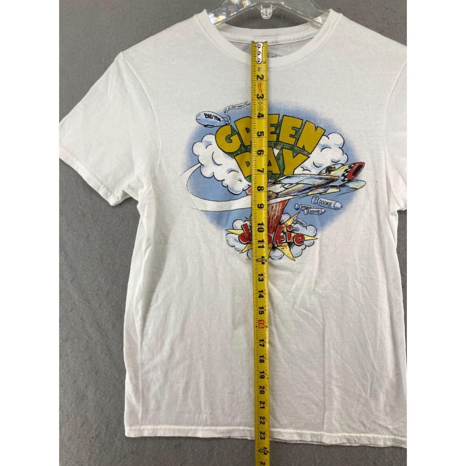 Vintage VINTAGE: Green Day T-Shirt Mens Small White Dookie Airplane Bombs Shirt Size US S / EU 44-46 / 1 - 4 Thumbnail