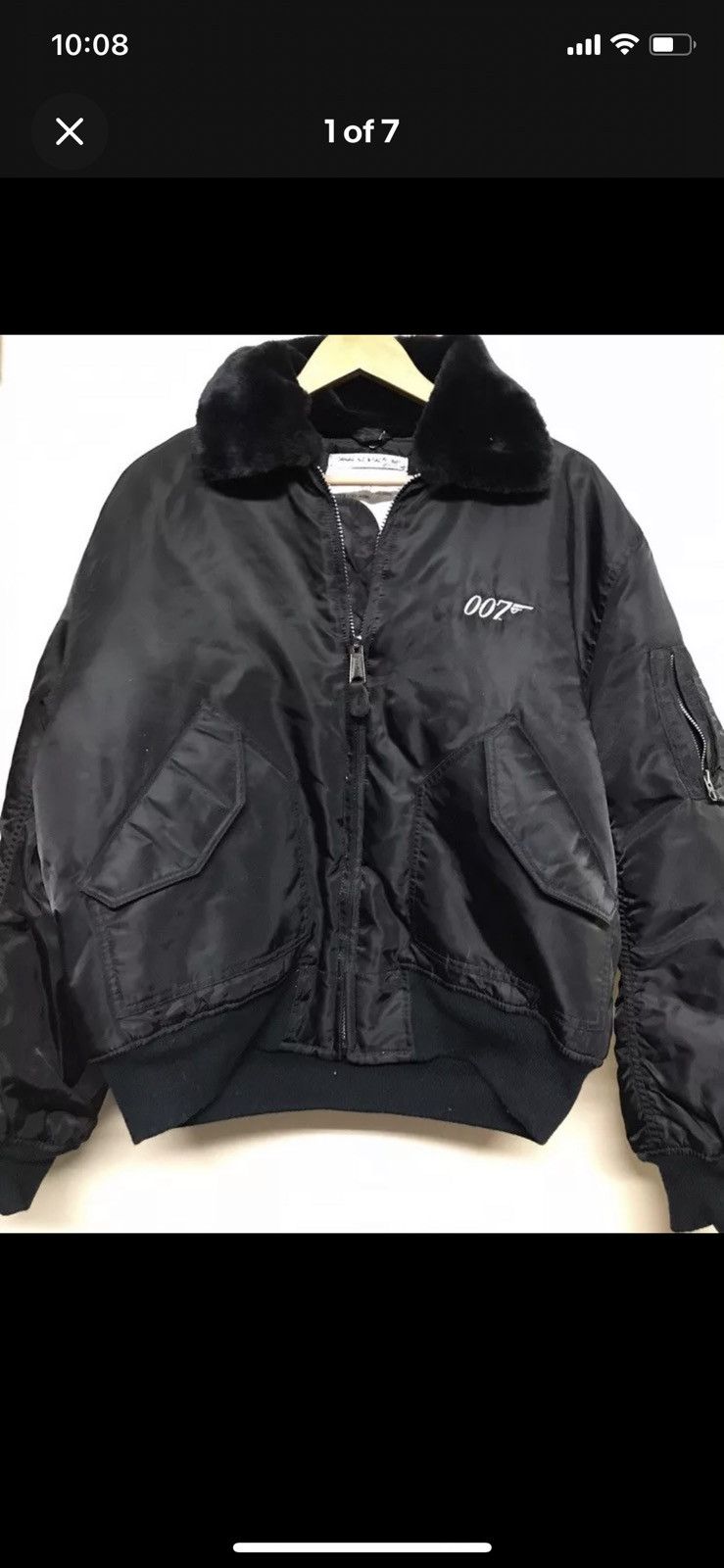 Alpha Industries × Japanese Brand × Vintage 007 tomorrow never dies Jacket bomber Flyer Bond Vintage Size US M / EU 48-50 / 2 - 1 Thumbnail
