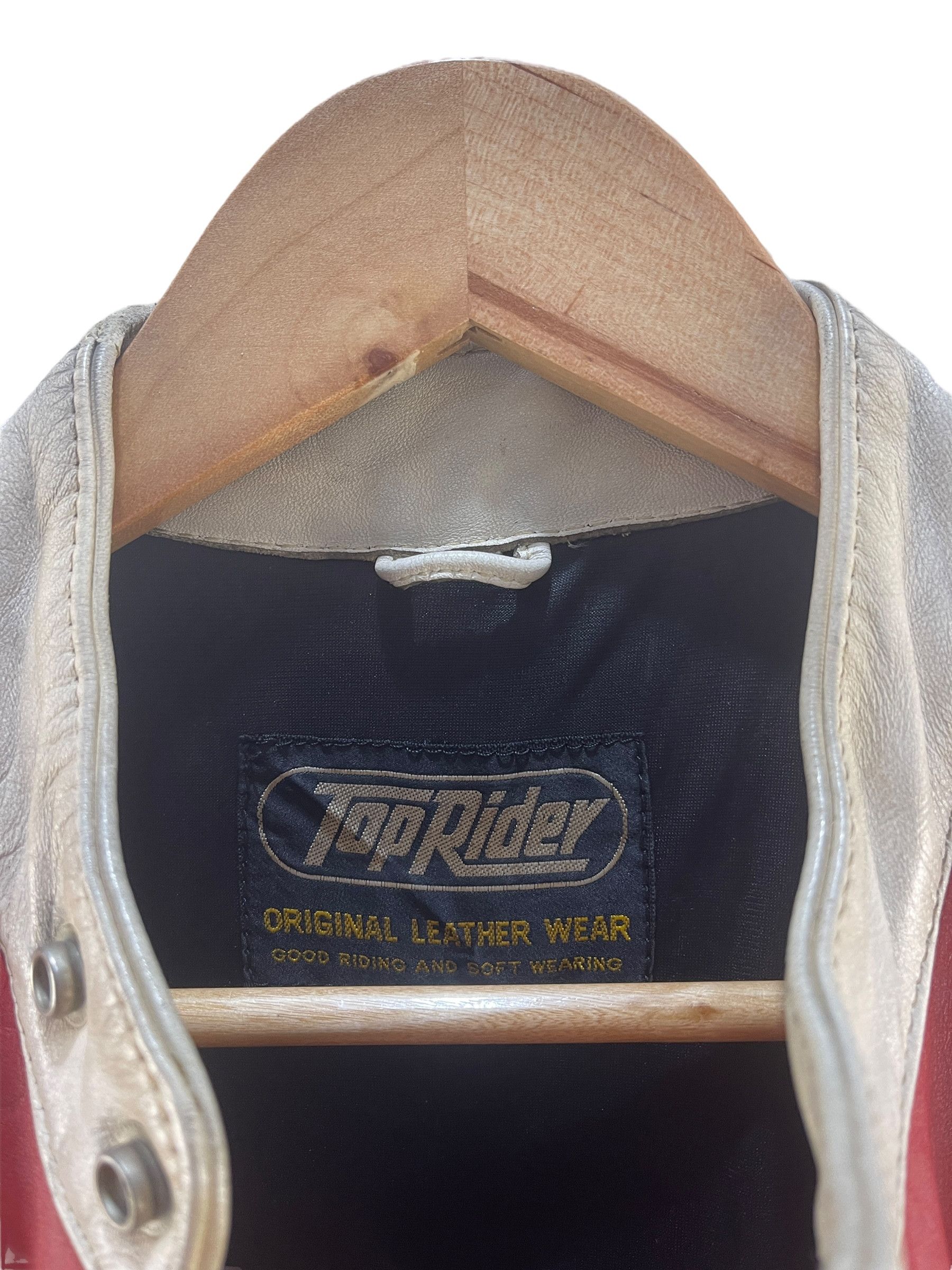Genuine Leather Vintage Top Rider by Nagato Rider Racing Suit Jacket Size US 30 / EU 46 - 10 Thumbnail