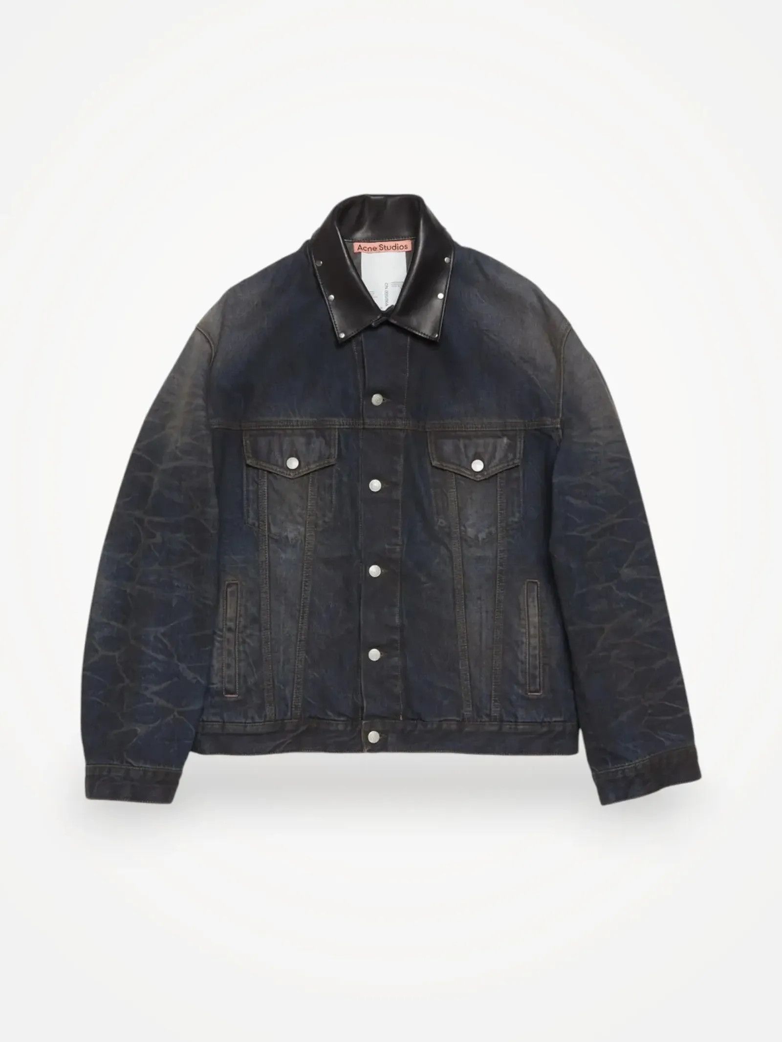 Acne Studios Acne Studios Robert Denim Leather Jacket Size US M / EU 48-50 / 2 - 1 Thumbnail