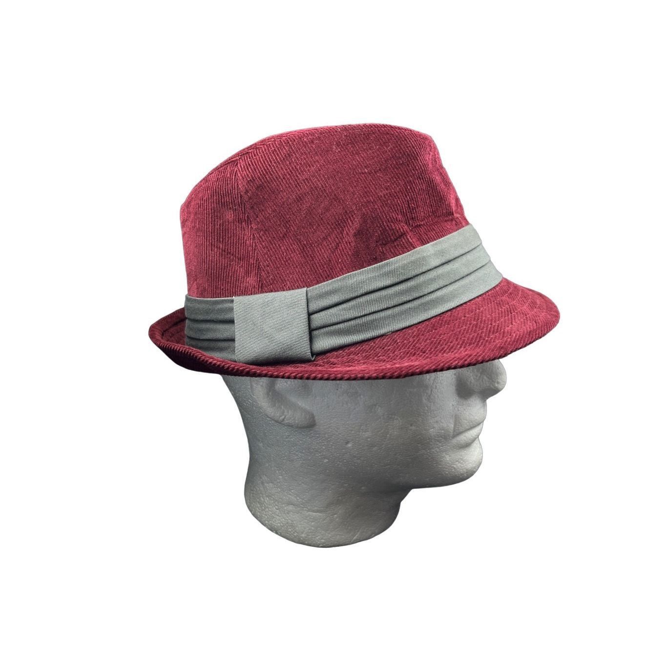 L.E.I. Vintage LEI burgundy corduroy Y2K fedora Size ONE SIZE - 1 Thumbnail