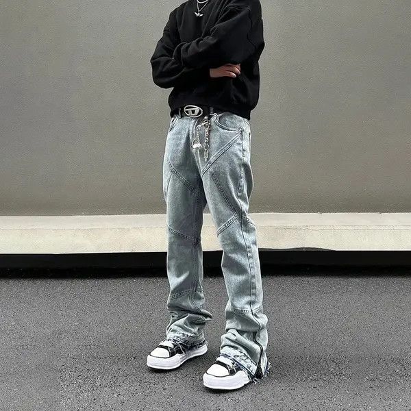 VIBE Jeans Street Fashion Y2k Trousers Baggy Hip Hop Punk Pants Size US 30 / EU 46 - 1 Thumbnail