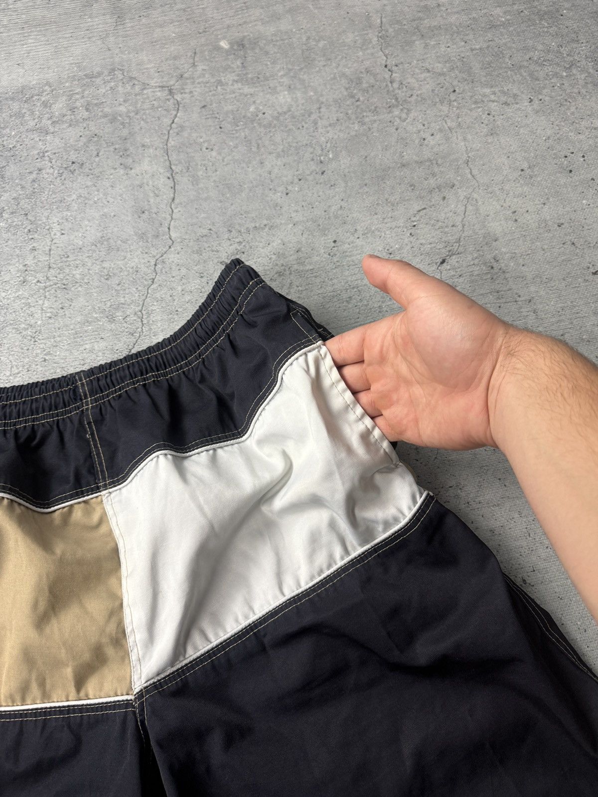 Diesel Vintage Diesel Mens Shorts Evisu Styled Strip Size US 34 / EU 50 - 2 Thumbnail