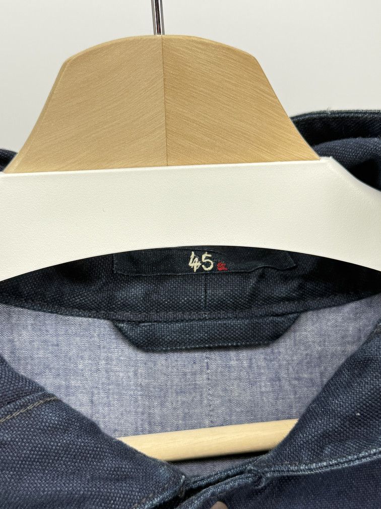 45rpm Indigo Dyed Hooded Overcoat Size US M / EU 48-50 / 2 - 3 Thumbnail