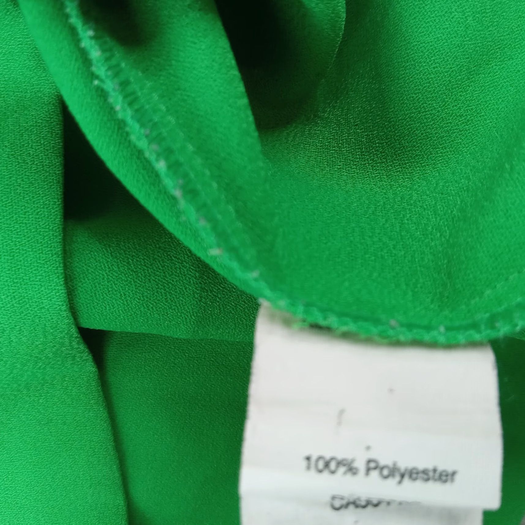 J.Crew Womens Green Ruffle Top J Crew Size 4 XL Short Sleeve Zipper Casual Business Shirt Size S / US 4 / IT 40 - 6 Thumbnail
