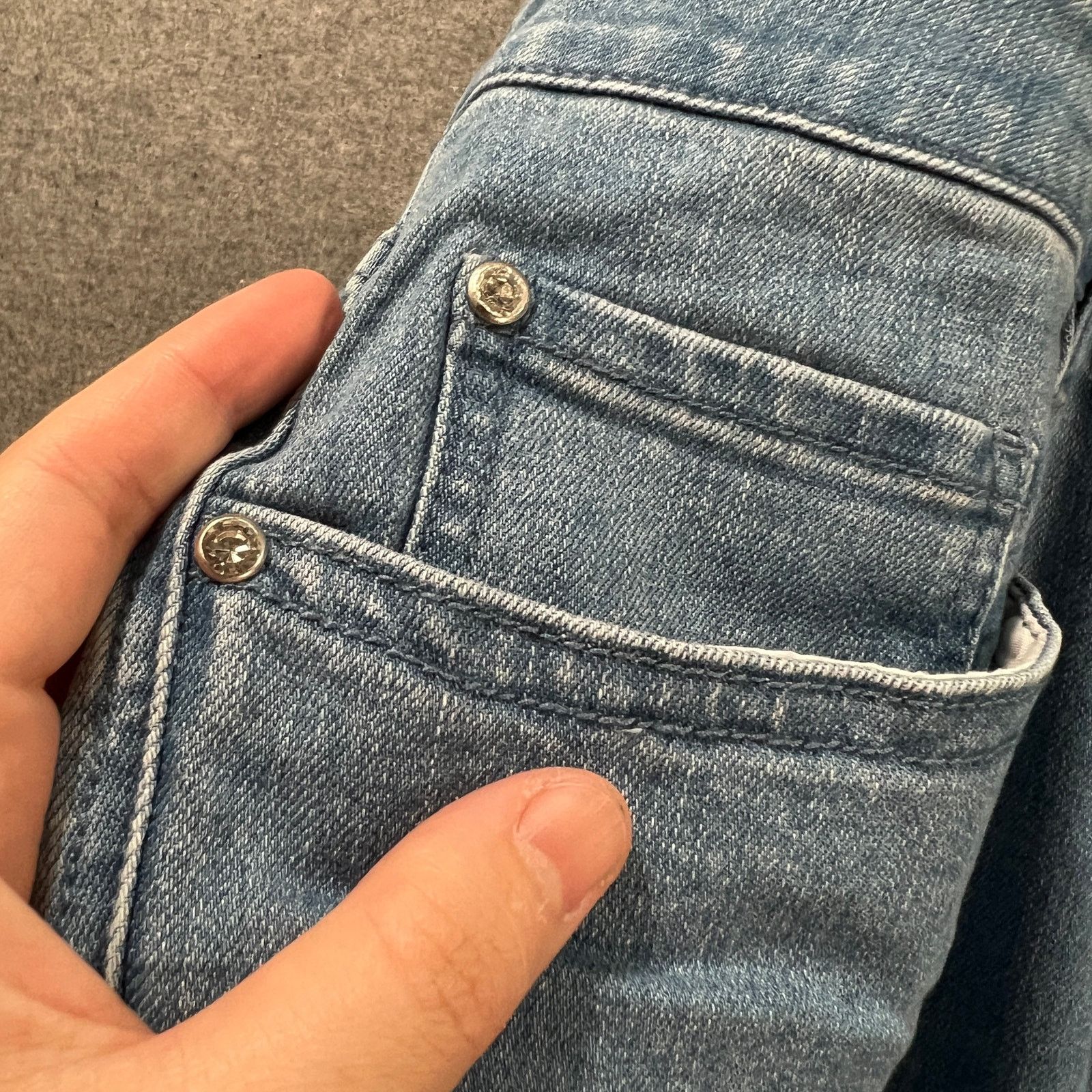 Other Studio Park x Jane Treacy Regular Denim Kick Flare Cropped Size 34" / US 12 / IT 48 - 11 Thumbnail