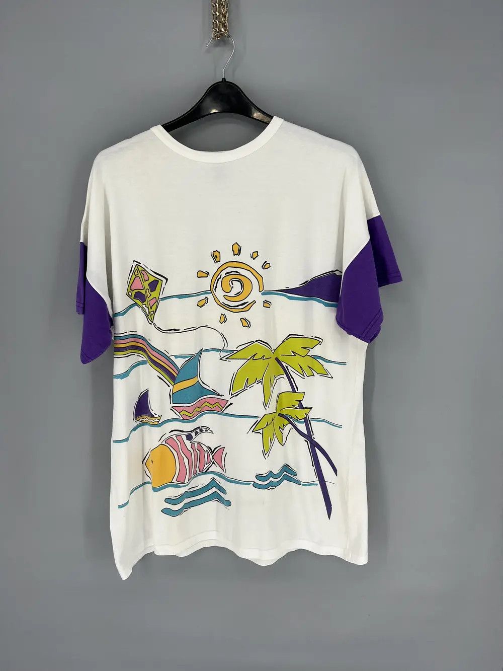 Vintage Vintage 90s Graphic Tee Summer Tshirt Y2k Style Size US L / EU 52-54 / 3 - 2 Thumbnail