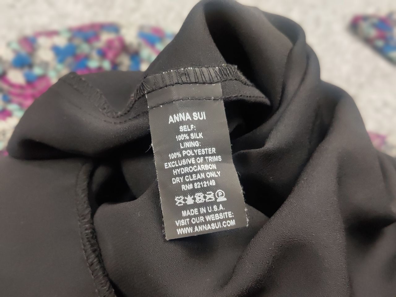 Anna Sui Anna Sui design mixed silk dress dolman Long sleeve tunik Size L / US 10 / IT 46 - 16 Thumbnail