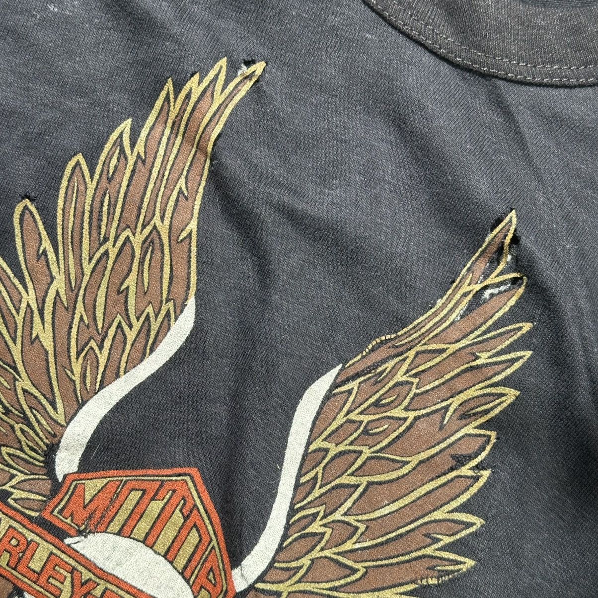 Harley Davidson × Vintage Vintage Harley Davidson Motorcycle T-Shirt Size US M / EU 48-50 / 2 - 4 Thumbnail