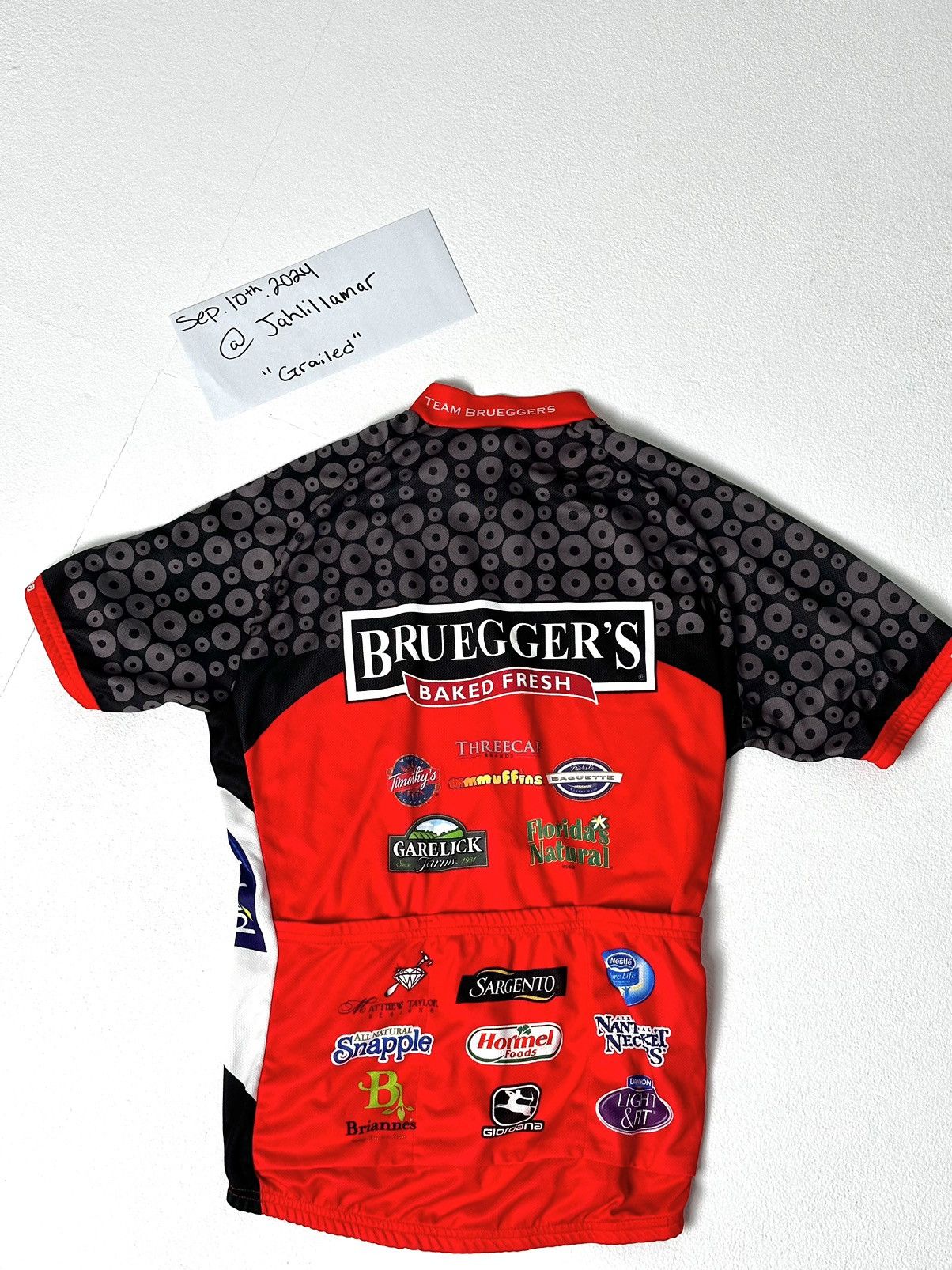 Giordano Red cycling shirt Size US M / EU 48-50 / 2 - 2 Thumbnail