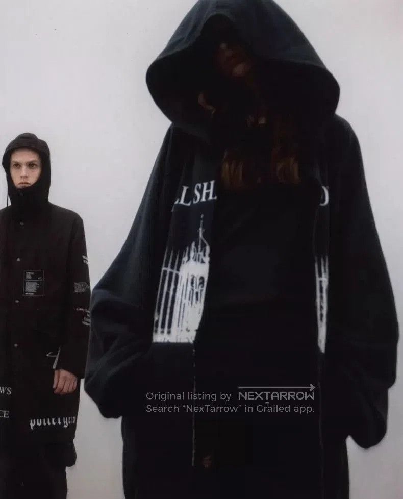 Raf Simons Raf Simons All Shadows Hoodie Outerwear. Size US M / EU 48-50 / 2 - 7 Thumbnail