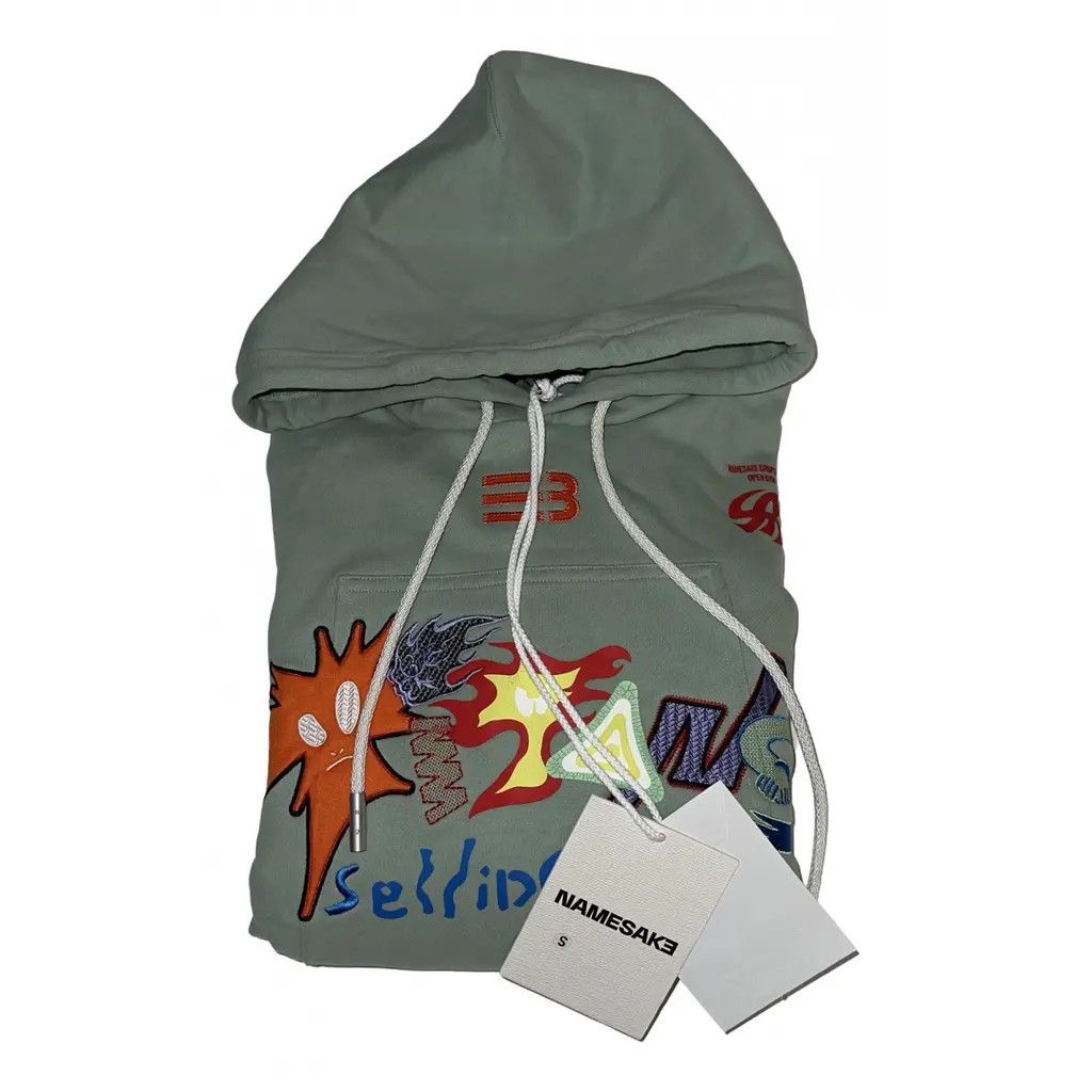 NAMESAKE o1mle0424 Oversized Hoodie in Green Size US XS / EU 42 / 0 - 2 Thumbnail
