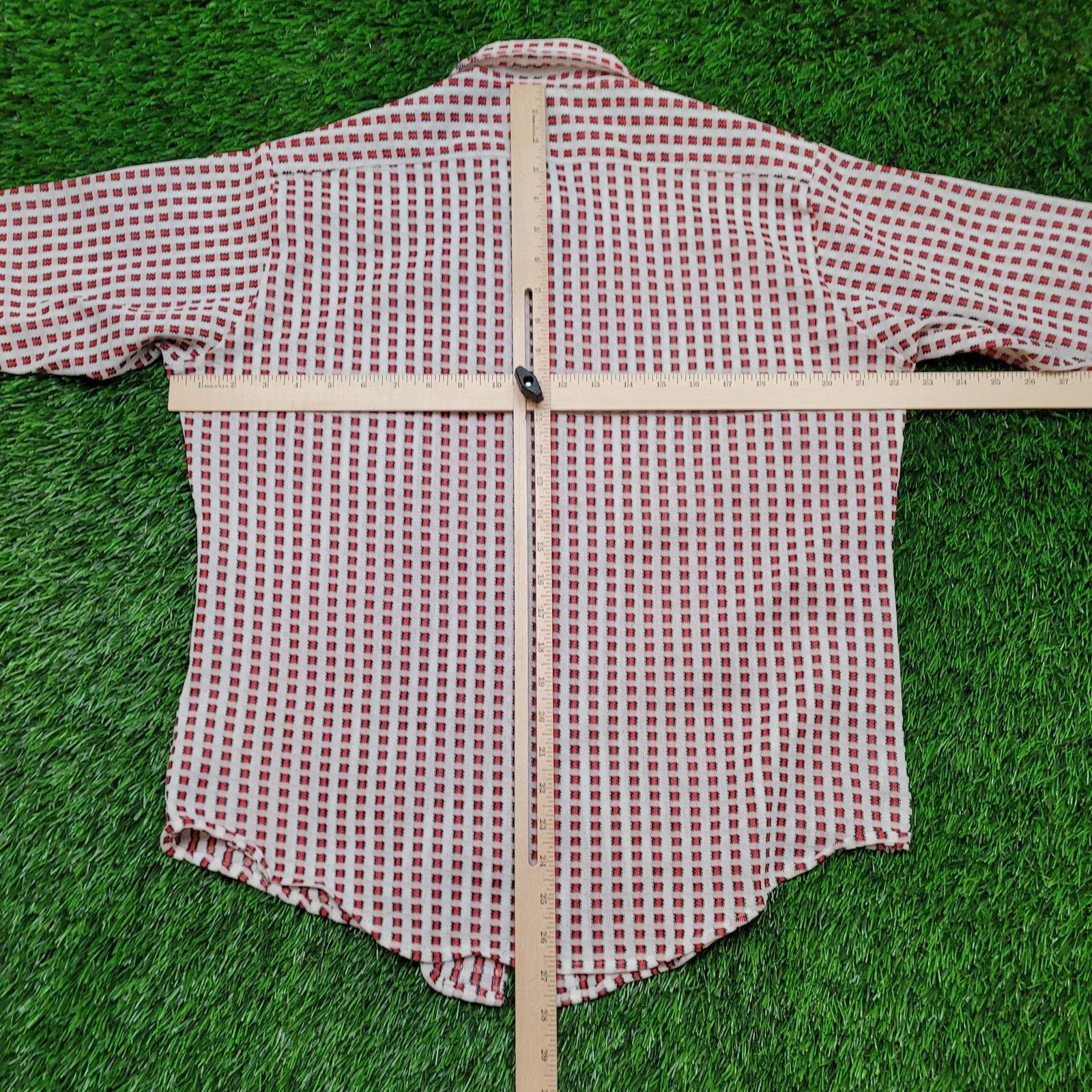 Vintage VTG 70s Campus Dagger Collar Disco Shirt M 16 Geometric Size US M / EU 48-50 / 2 - 4 Thumbnail