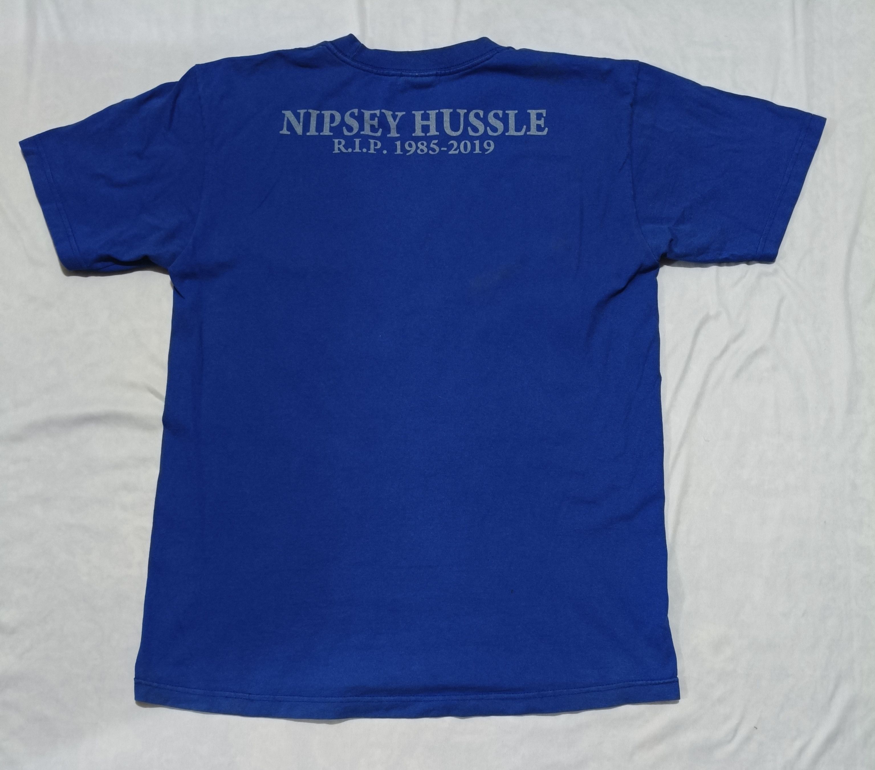 Other Shaka Wear RIP Nipsey Hussle 1985-2019 blue t-shirt Size US L / EU 52-54 / 3 - 3 Thumbnail
