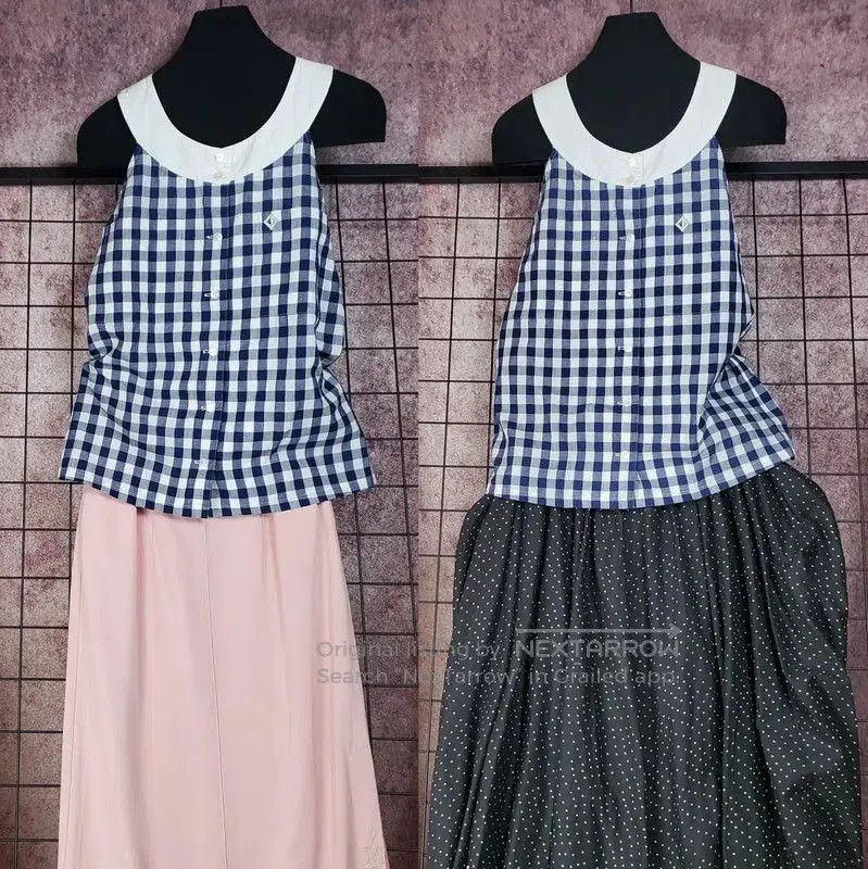 Dior Dior Summer Blue Check Cotton T. Size M / US 6-8 / IT 42-44 - 1 Thumbnail