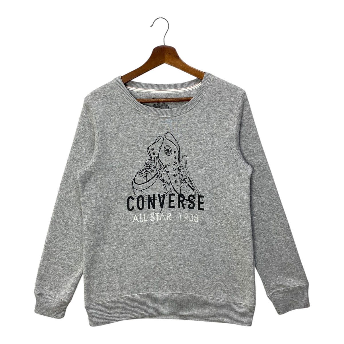 Converse Converse All Star Sweatshirt Spellout Big Logo Size L Size US L / EU 52-54 / 3 - 1 Thumbnail