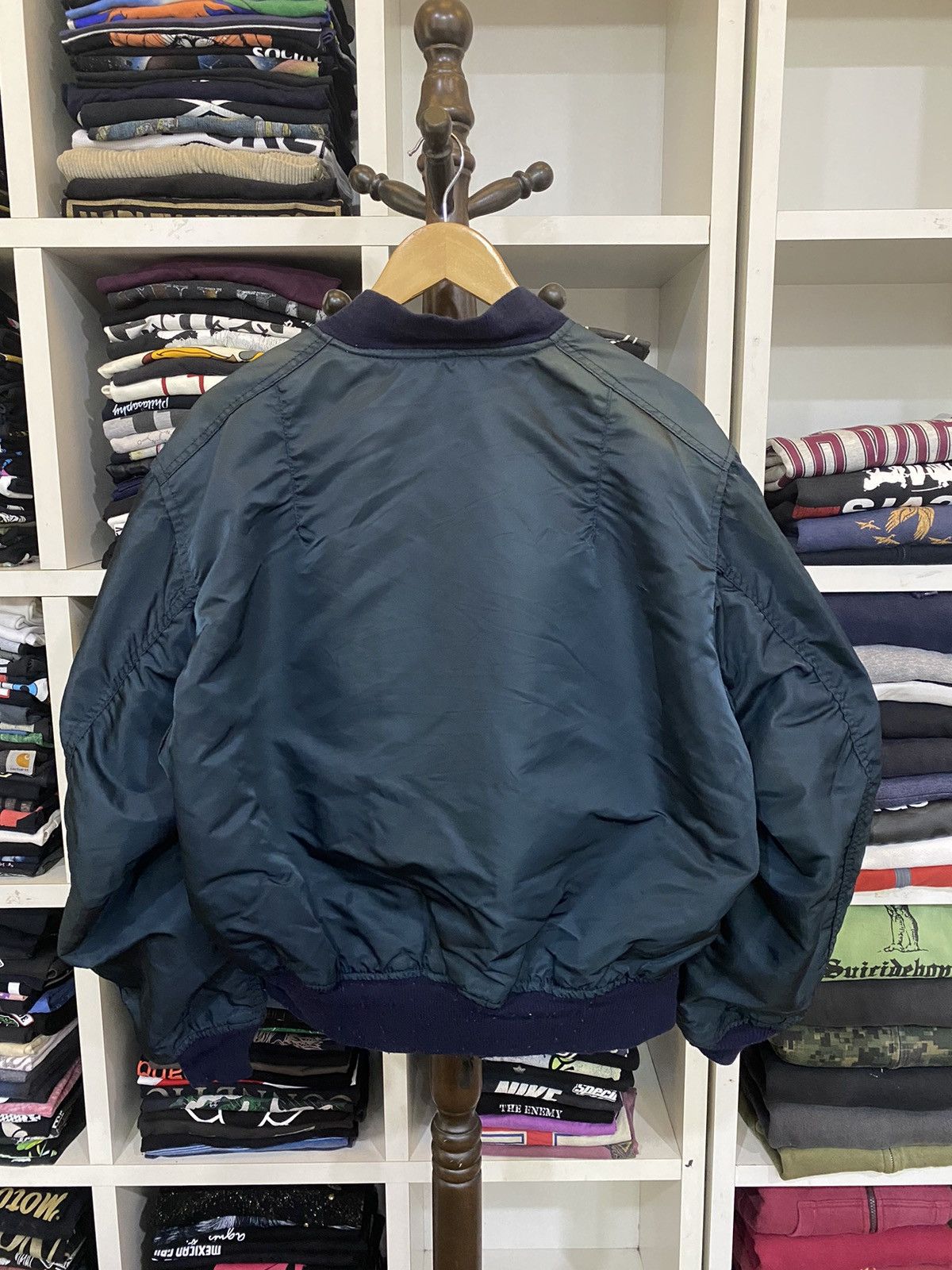 Alpha Industries Vintage MA-1 Alpha Industries Bomber Jacket Size US XL / EU 56 / 4 - 3 Thumbnail
