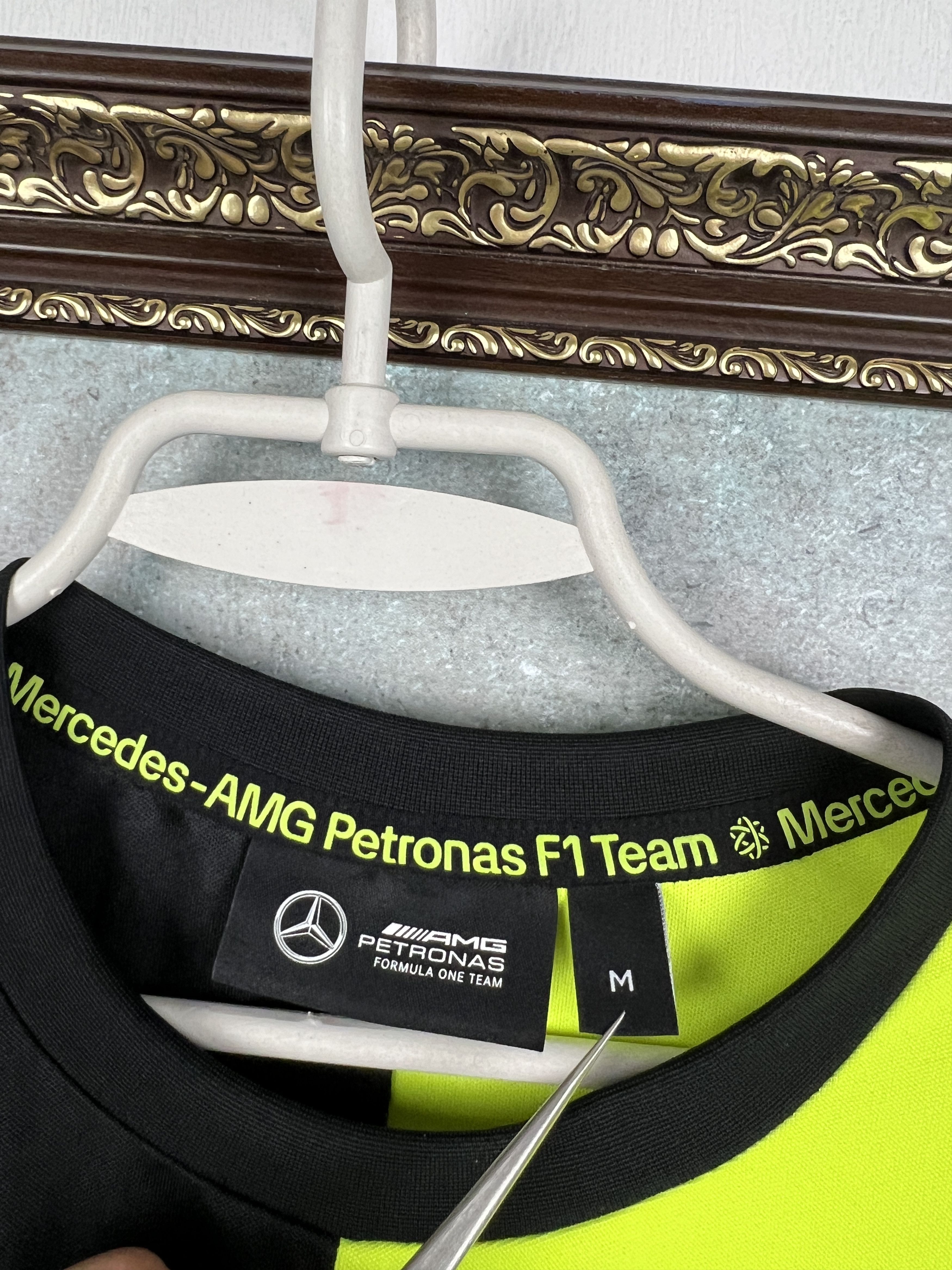 Vintage Mercedes F1 Lewis Hamilton Racing Shirt Jersey Trikot Size US M / EU 48-50 / 2 - 5 Thumbnail