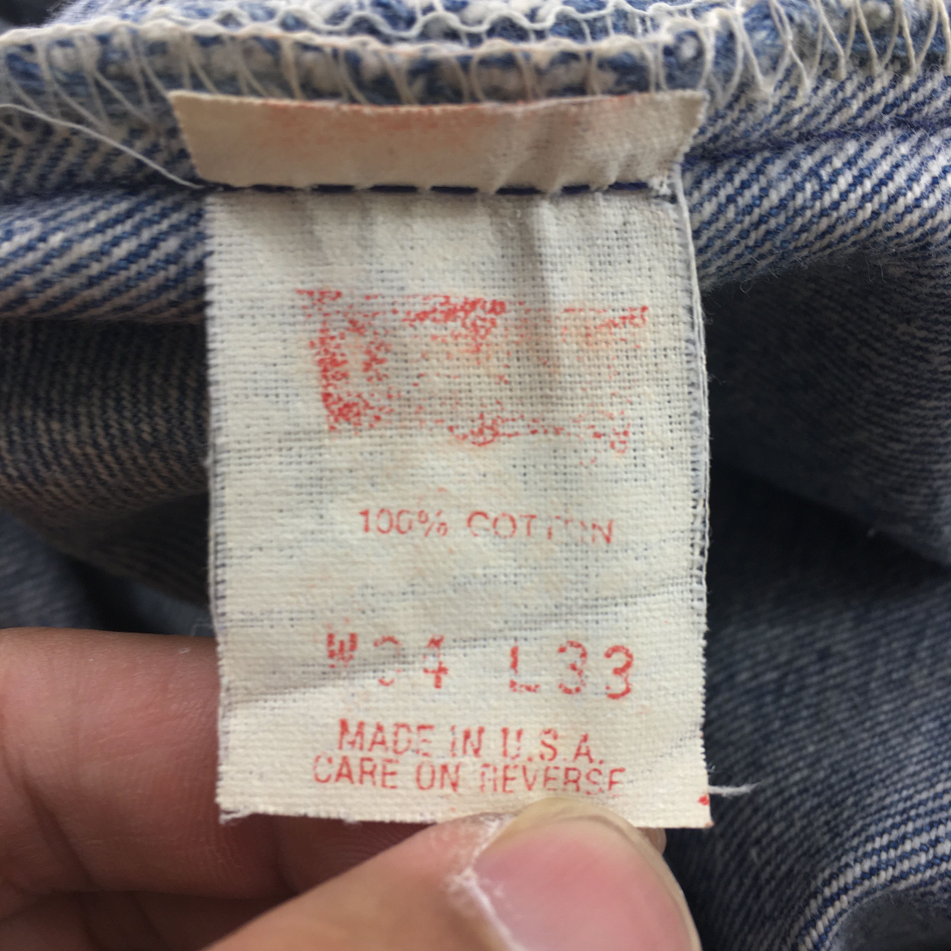 Levi's Size 30x30 Vintage 90s Levi's 501 Faded Blue Jeans S2021 Size US 30 / EU 46 - 14 Thumbnail