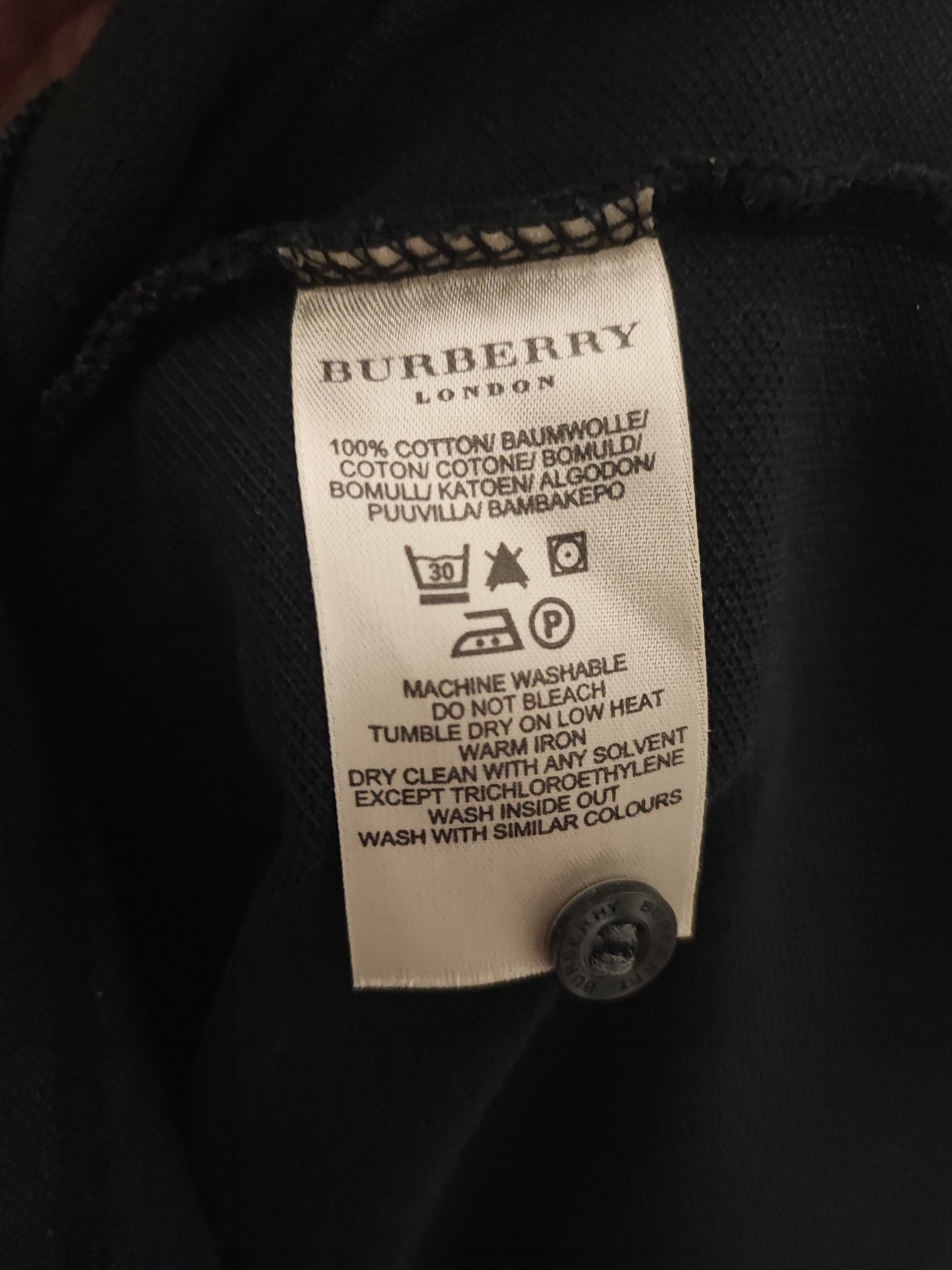 Burberry Burberry Polo S black Size US S / EU 44-46 / 1 - 6 Thumbnail
