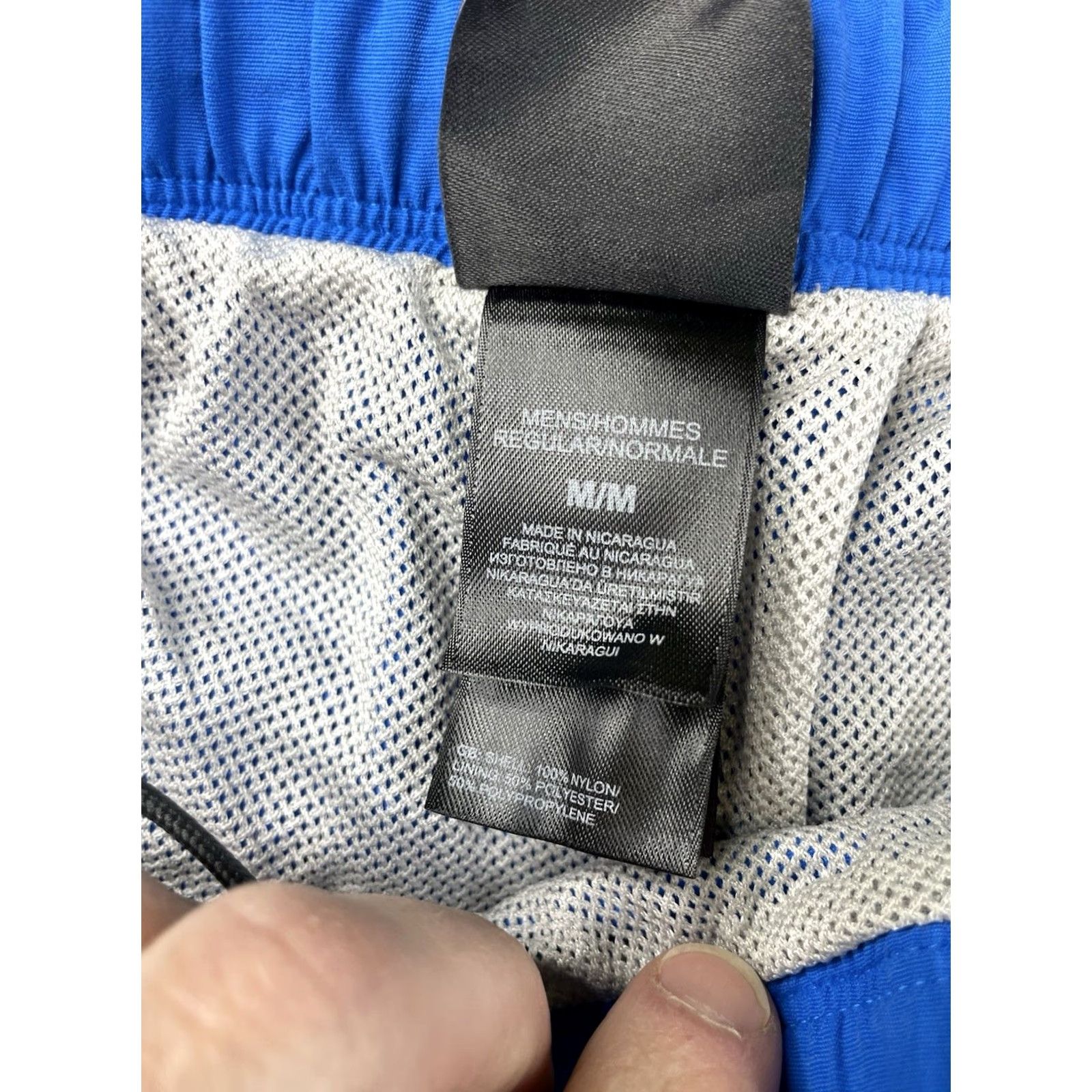 The North Face The North Face Men Shorts Class V Drummer Blue Red Accent Belt Trunks Medium M Belted Athletic Blue Mens Shorts Size US 31 - 5 Thumbnail