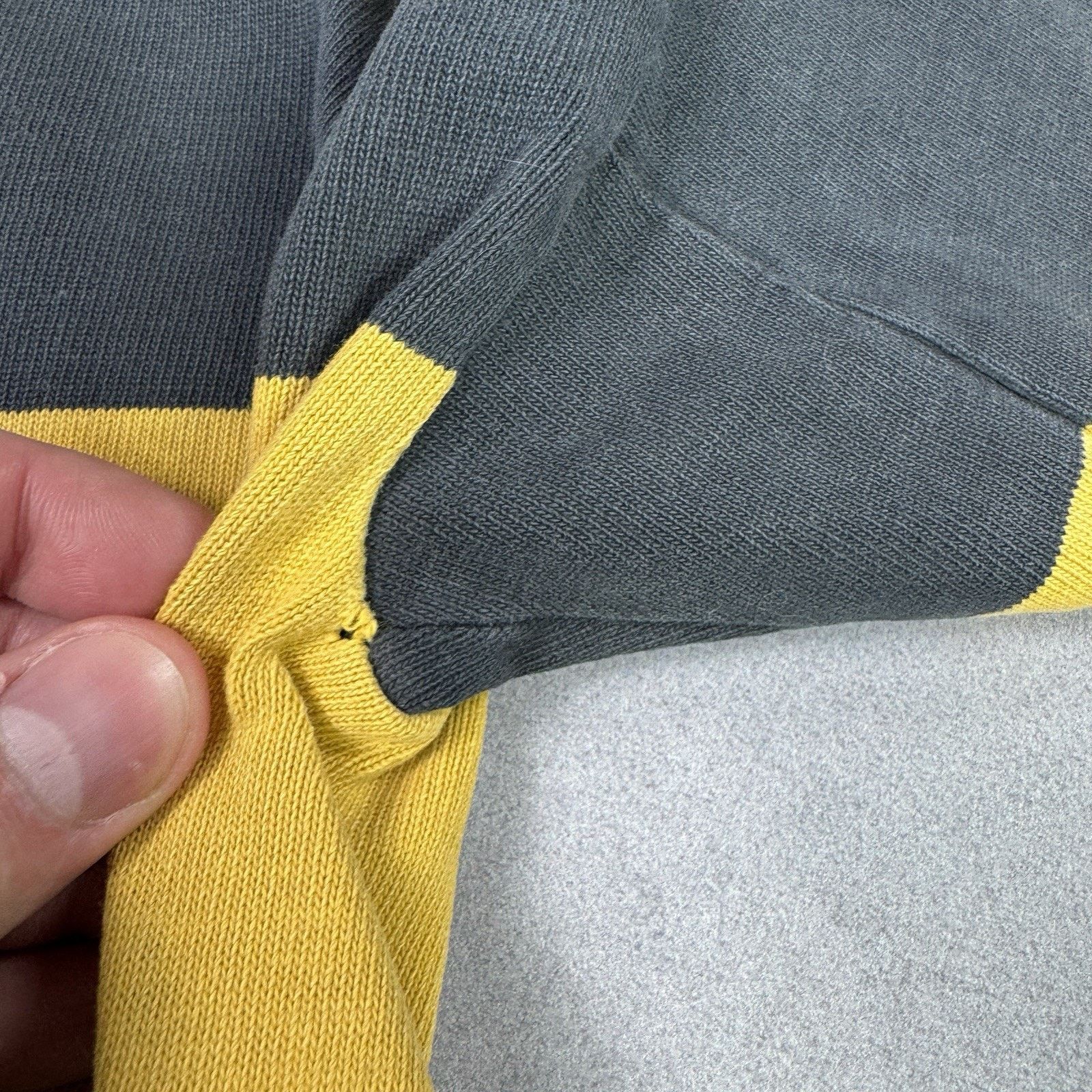 Vintage Vintage 90s Halbro Rugby Jersey Striped #9 Men Size 112cm Size US L / EU 52-54 / 3 - 20 Thumbnail