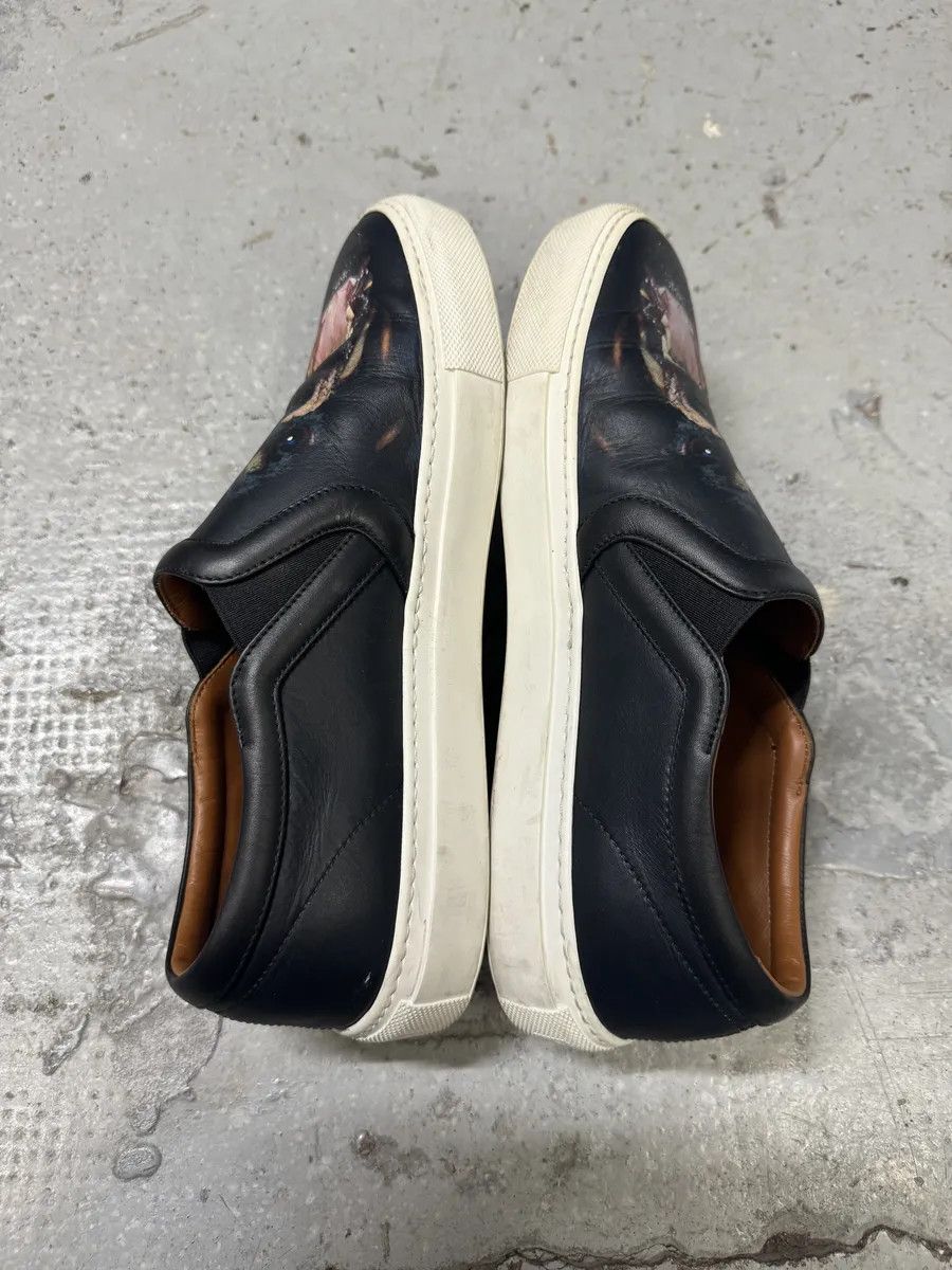 Givenchy Givenchy Rottweiler Dog Black Leather Slip On Shoes Size US 7 / EU 40 - 7 Thumbnail