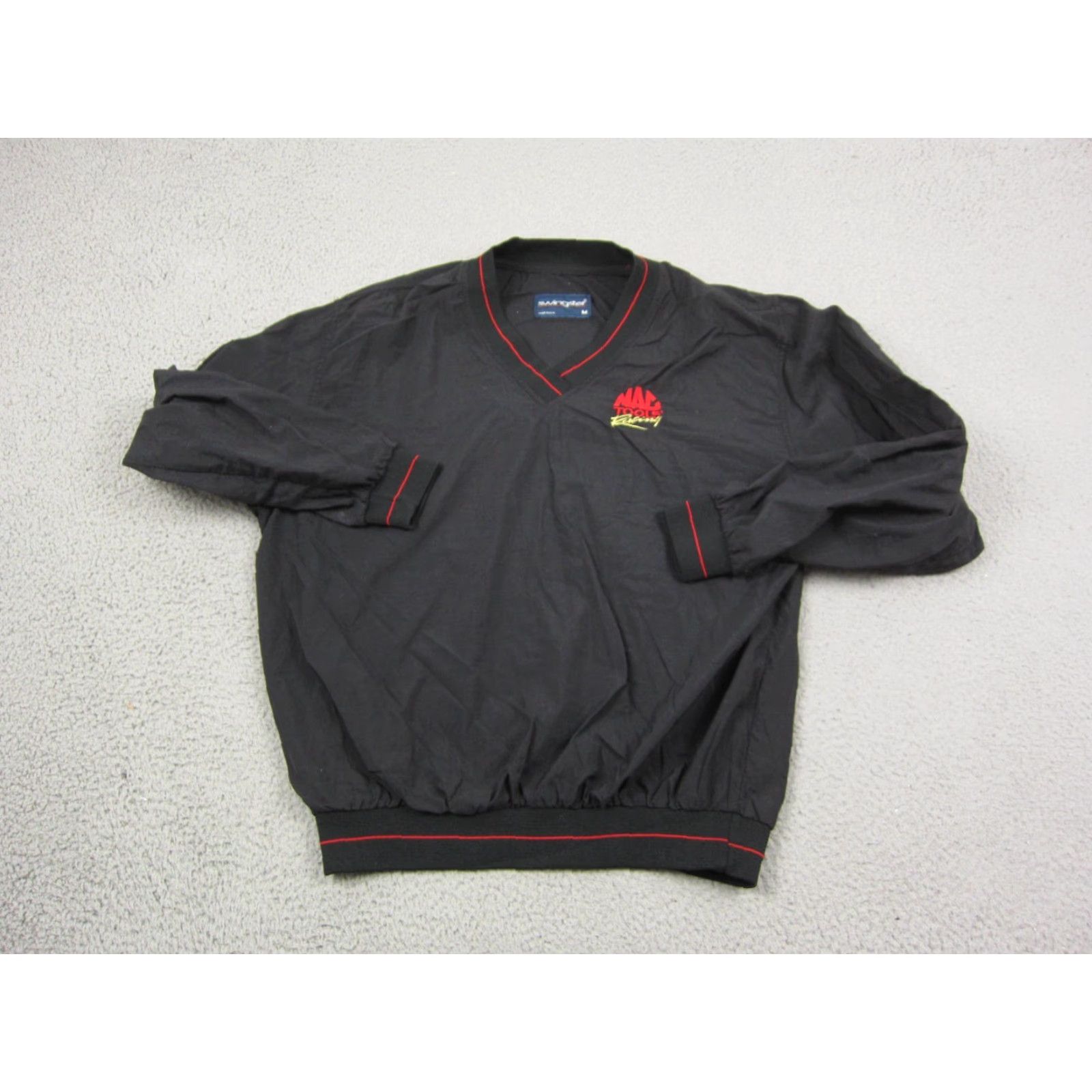 Vintage VINTAGE Swingster Jacket Mens M Black Windbreaker USA Made 90s Nylon Softshell Logo Quilted All Seasons Regular Mens Size US M / EU 48-50 / 2 - 2 Thumbnail