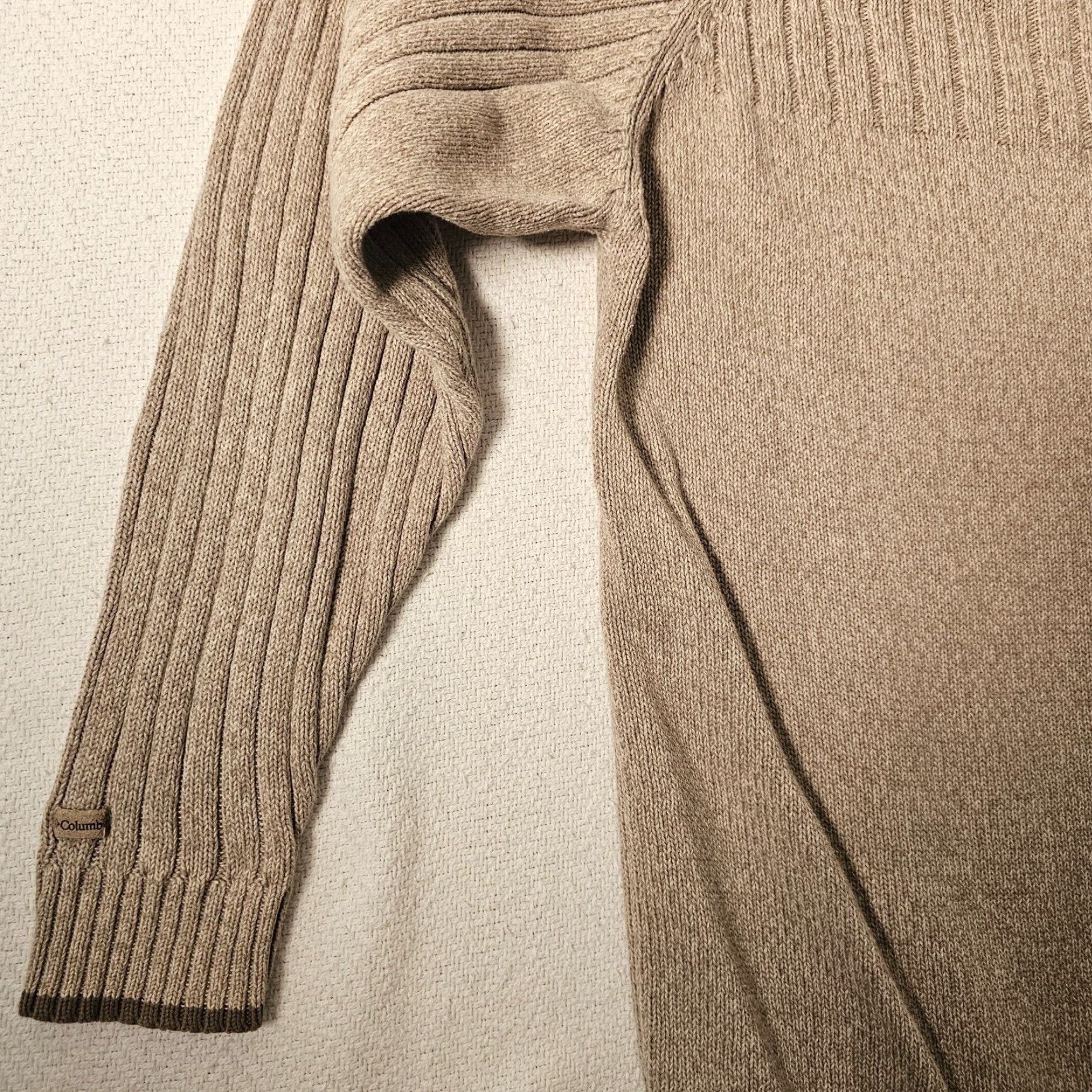 Vintage VINTAGE Columbia Sportswear Knit Sweater Crew Neck Large Brown Cotton Blend Pullover Men’s Outdoor Casual 1980s-1990s Mens Size US L / EU 52-54 / 3 - 7 Thumbnail