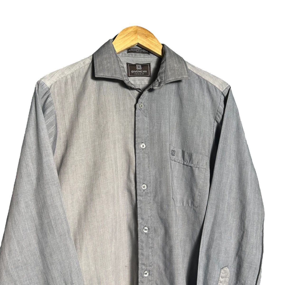 Givenchy × Vintage Vintage Givenchy Button Up Shirt Size US L / EU 52-54 / 3 - 3 Thumbnail