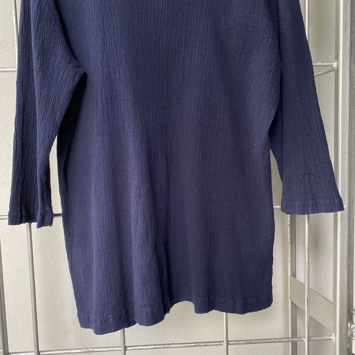 Tsumori Chisato Tsumori chisato Dark Blue Stretch Button-Up Shirt Size XS / US 0-2 / IT 36-38 - 7 Thumbnail