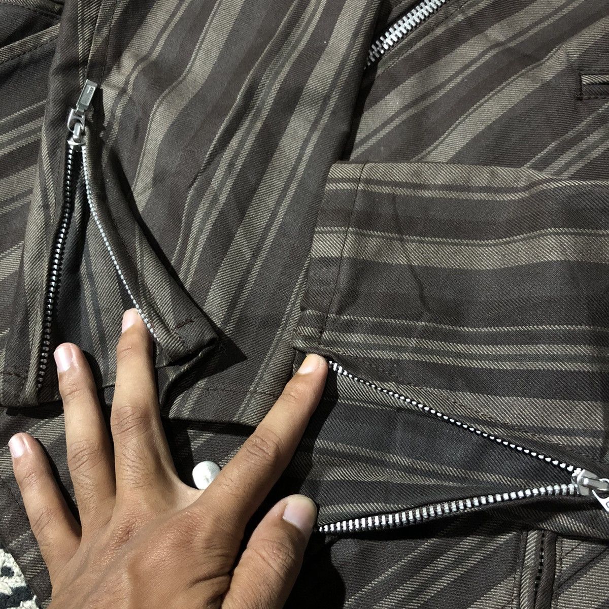 Tornado Mart 2000s Tornado Mart - Vkei Perfecto Canvas Jacket Size US L / EU 52-54 / 3 - 9 Thumbnail