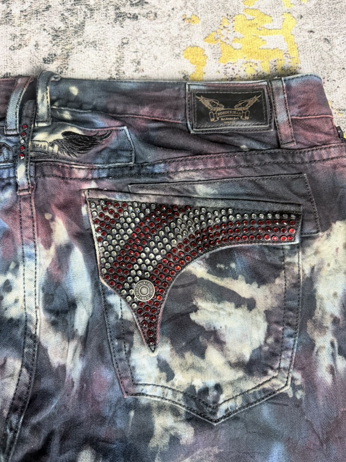 Robins Jeans Rare Robins Jean Acid Wash Jeans Size US 42 / EU 58 - 12 Thumbnail