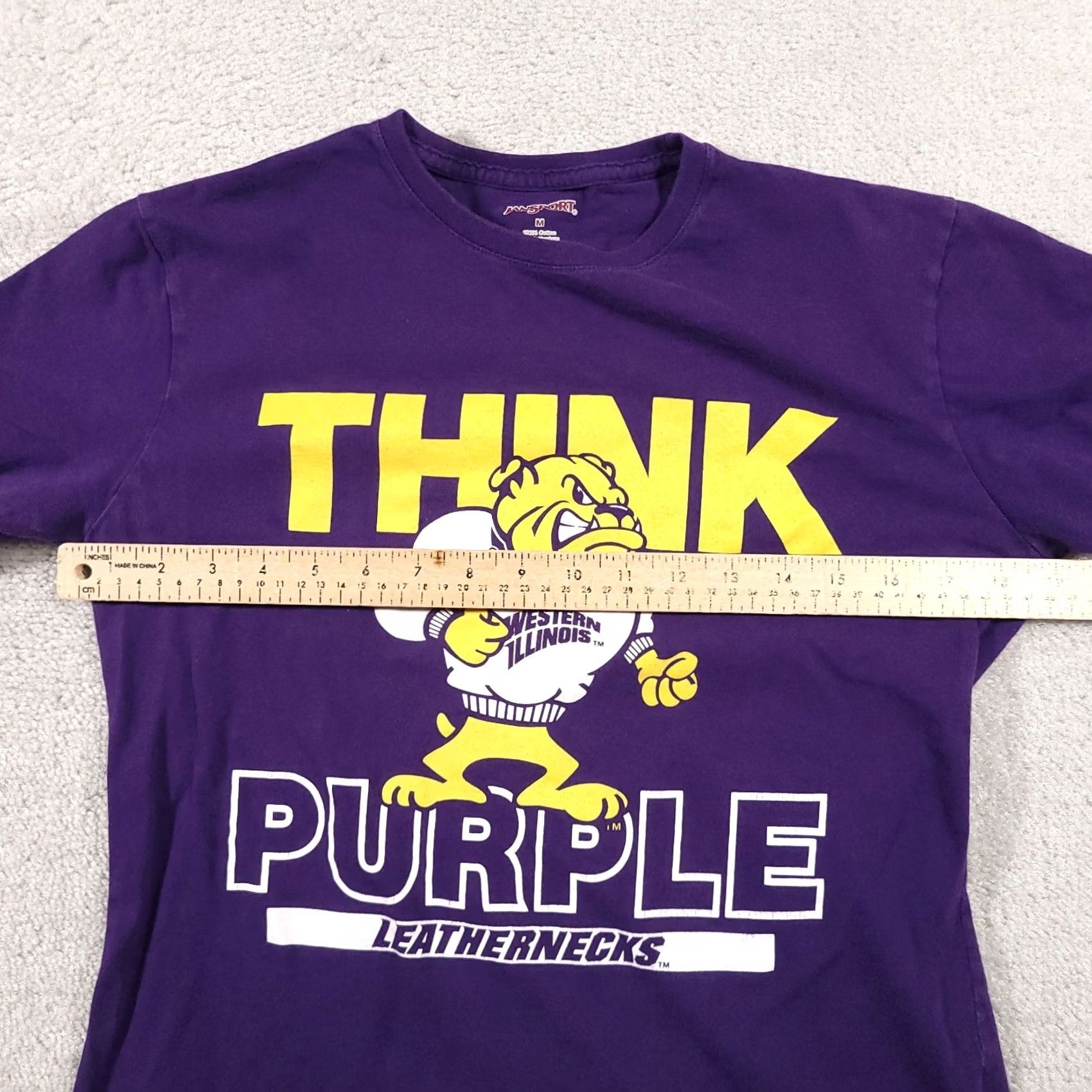 Jansport VINTAGE Western Illinois University Mom WIU Jansport NCAA Tee T-Shirt Women's Medium Size M / US 6-8 / IT 42-44 - 5 Thumbnail