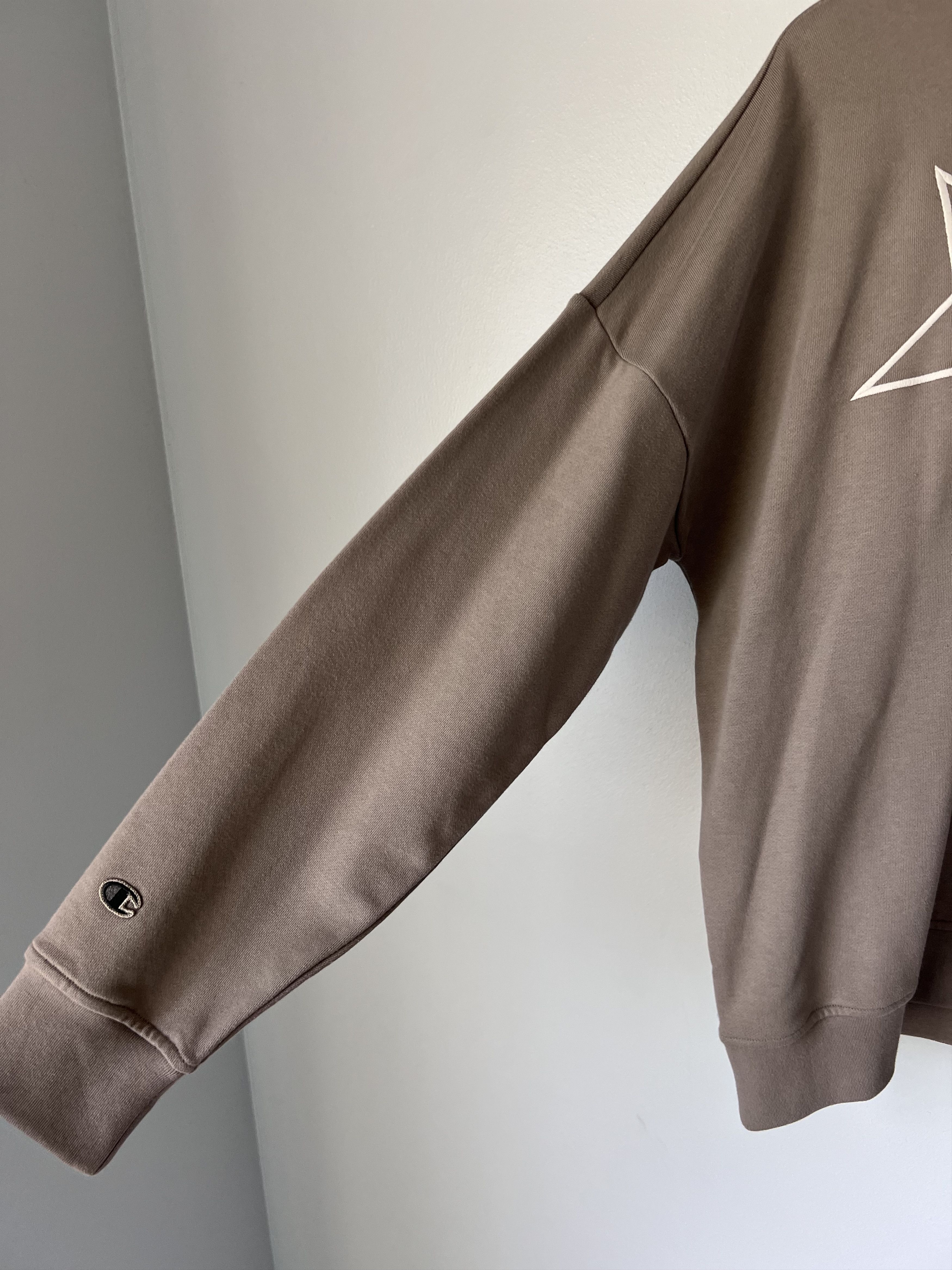 Champion × Rick Owens Rick Owens Champion Pullover Sweatshirt in Dust Size US XL / EU 56 / 4 - 3 Thumbnail