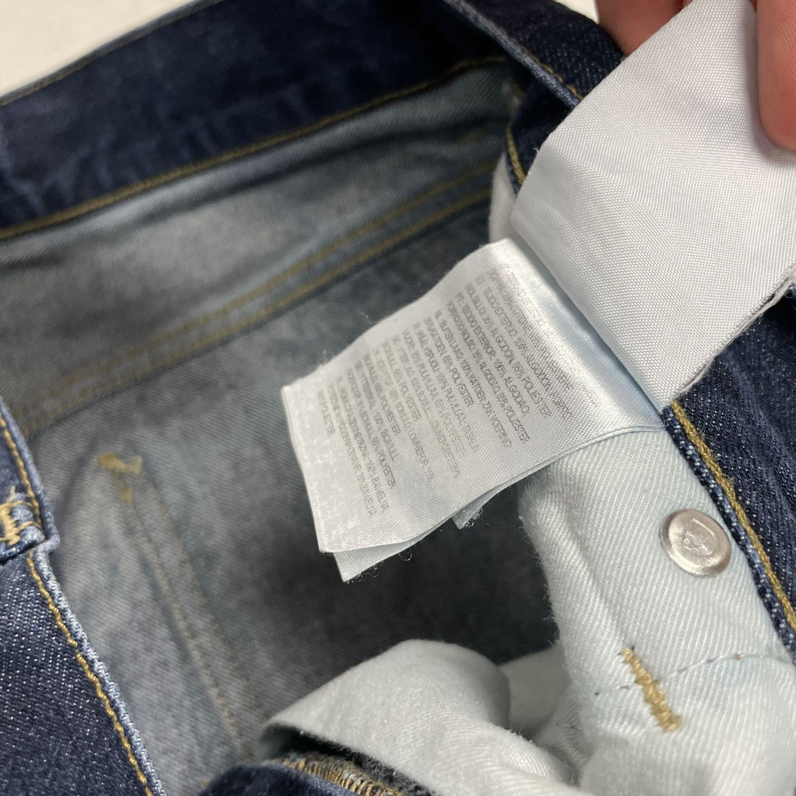 Carhartt × Vintage Carhartt Men's Navy Cotton Denim Straight Texas Pants 29x32 Size US 29 - 10 Thumbnail