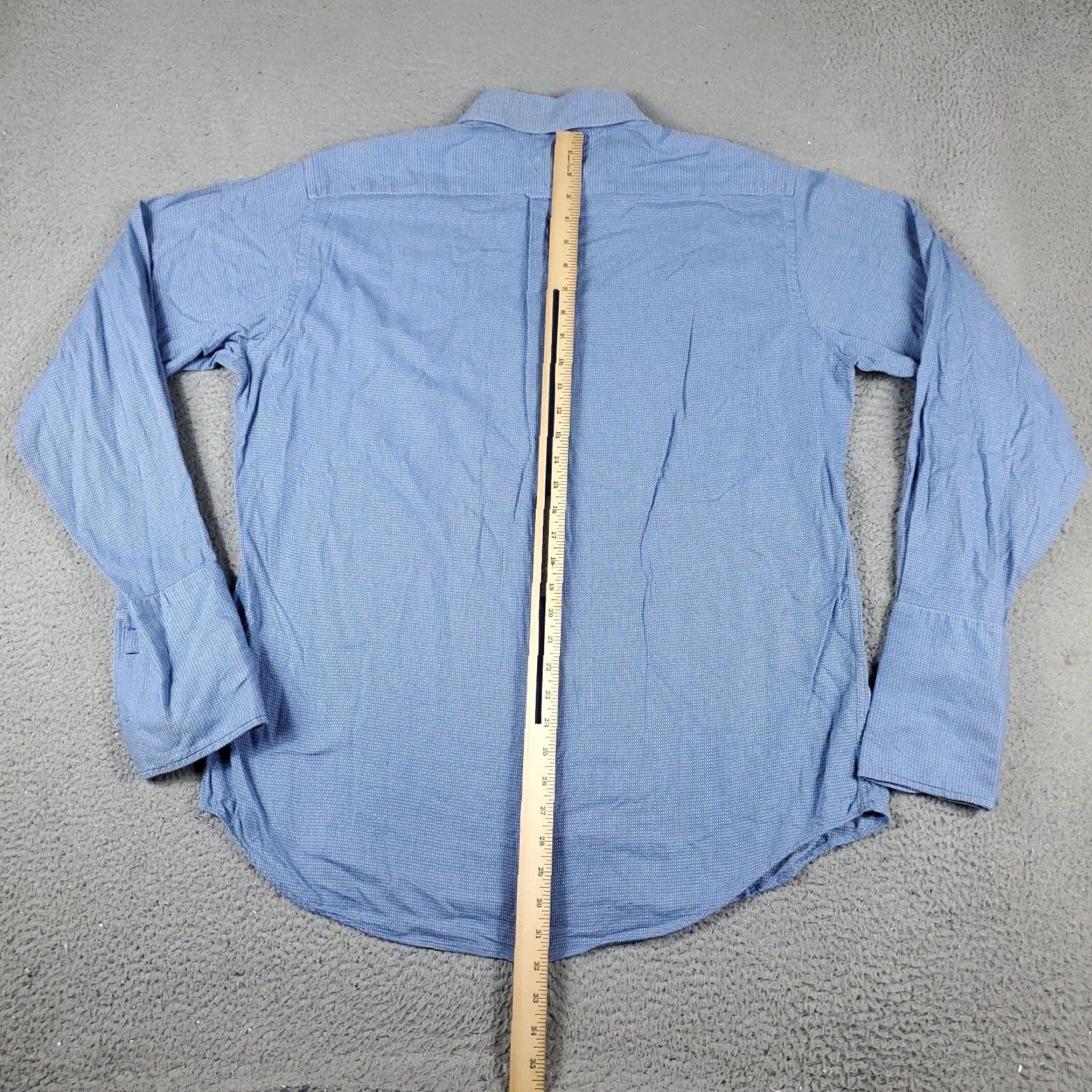 Tommy Hilfiger Tommy Hilfiger Shirt Mens Large Blue French Cuff Button Up Long Sleeve Size US L / EU 52-54 / 3 - 3 Thumbnail