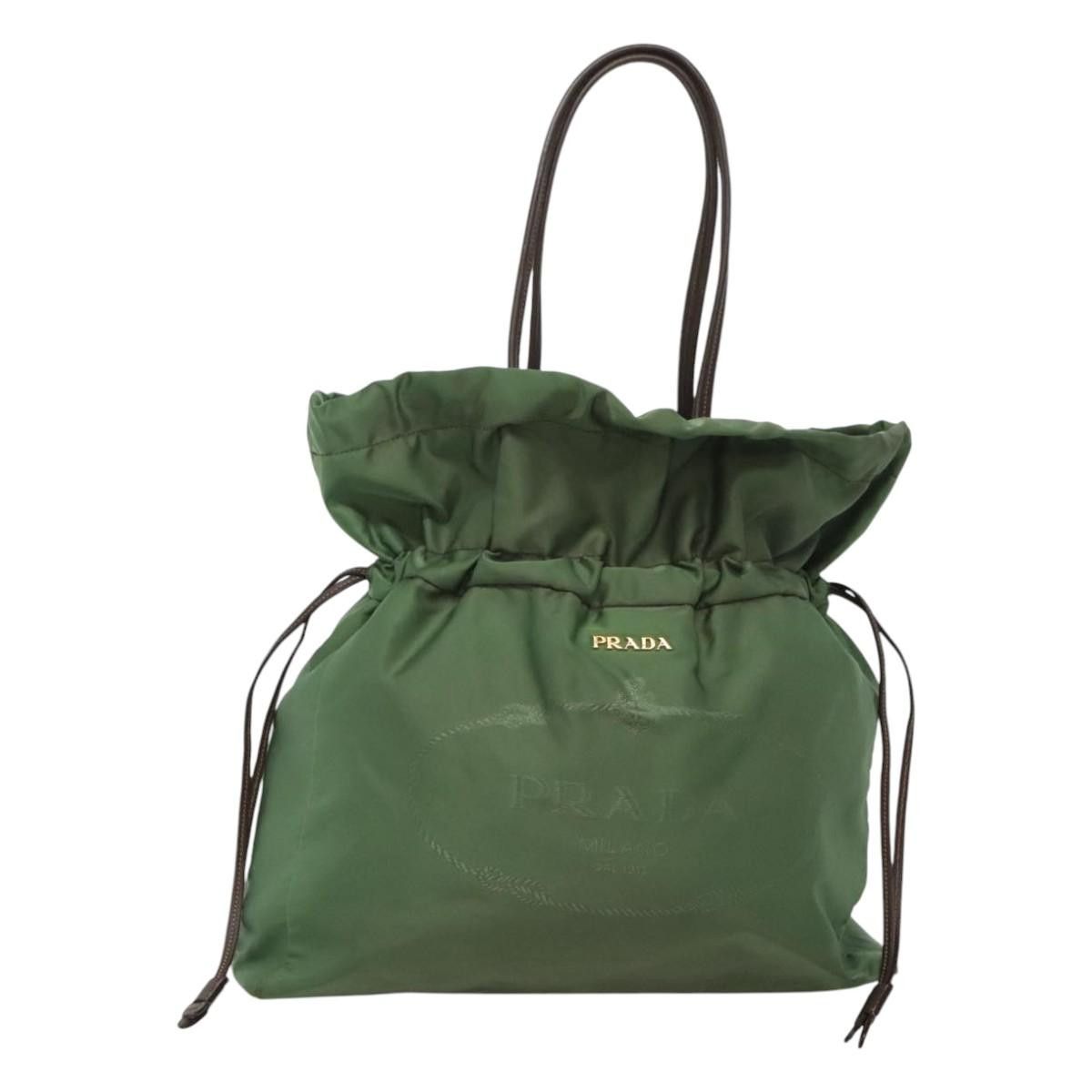 バッグ・カバンその他 Prada Prada Swing bag ebony/green Fern Green/ebony/baltic Blue Prada Swing Smooth Leather