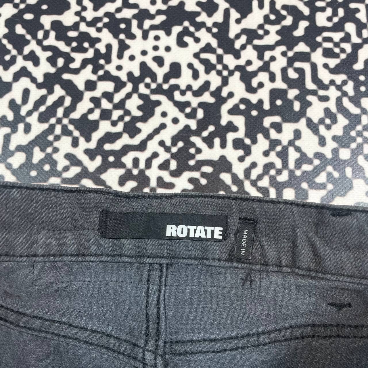 ROTATE Vintage Y2K Rotate Denim Retro Mini Skirt 90s Style Size 26" / US 2 / IT 38 - 10 Thumbnail