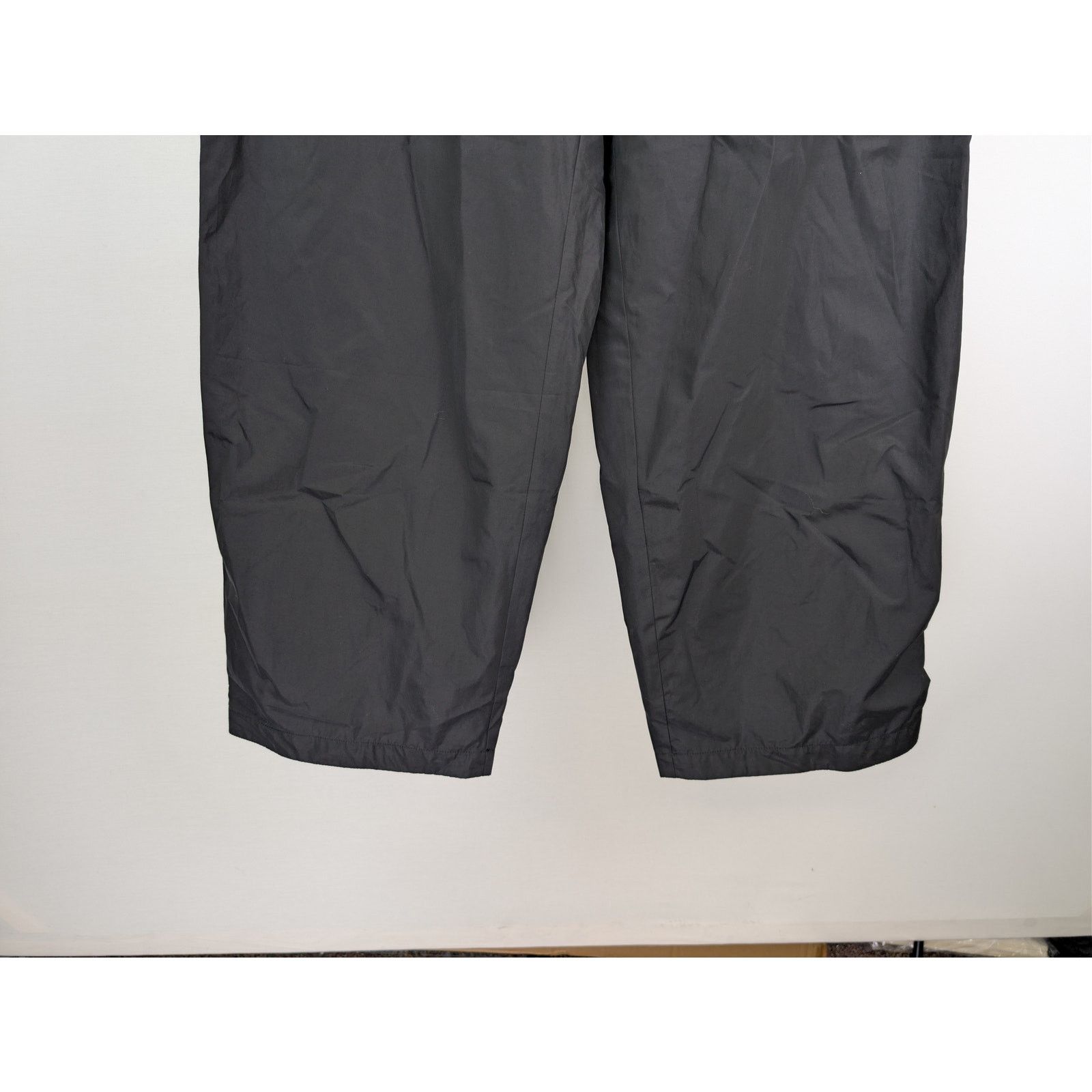 Balenciaga o1rshd1 Techno Poplin Minimal Tracksuit Pants Trousers Black Size US 34 / EU 50 - 4 Thumbnail