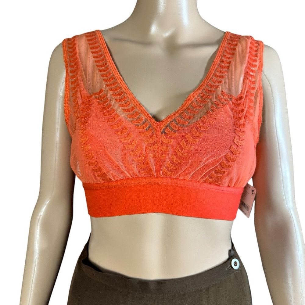 Free People NWT New Free People Mandarin Red Desert Renegade Bra Size S Size S / US 4 / IT 40 - 2 Thumbnail