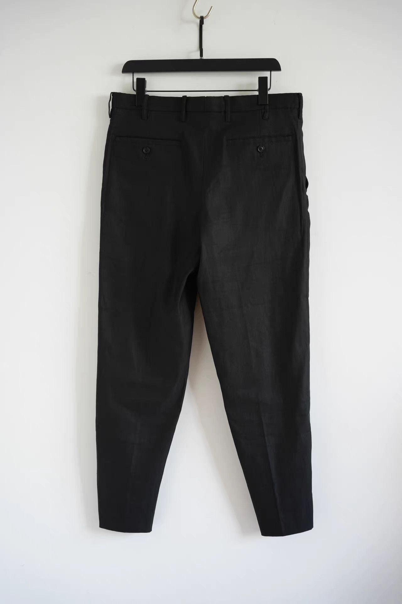 Yohji Yamamoto Yohji Yamamoto 16ss White Stitch Zip Dress Pants K4 Size US 34 / EU 50 - 2 Thumbnail