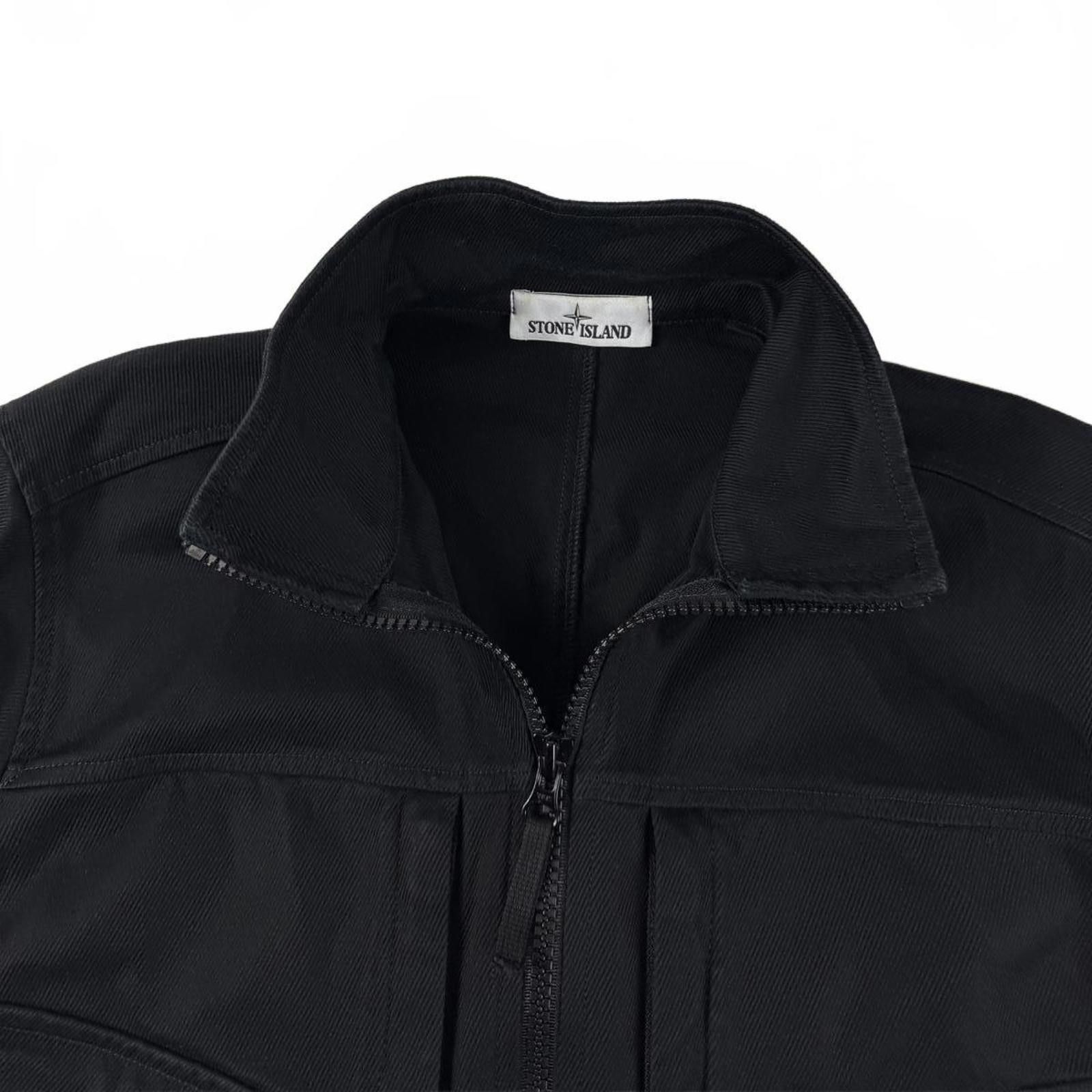 Stone Island Stone Island Black 1/4 Zip Smock Jacket Black Medium Size US M / EU 48-50 / 2 - 3 Thumbnail