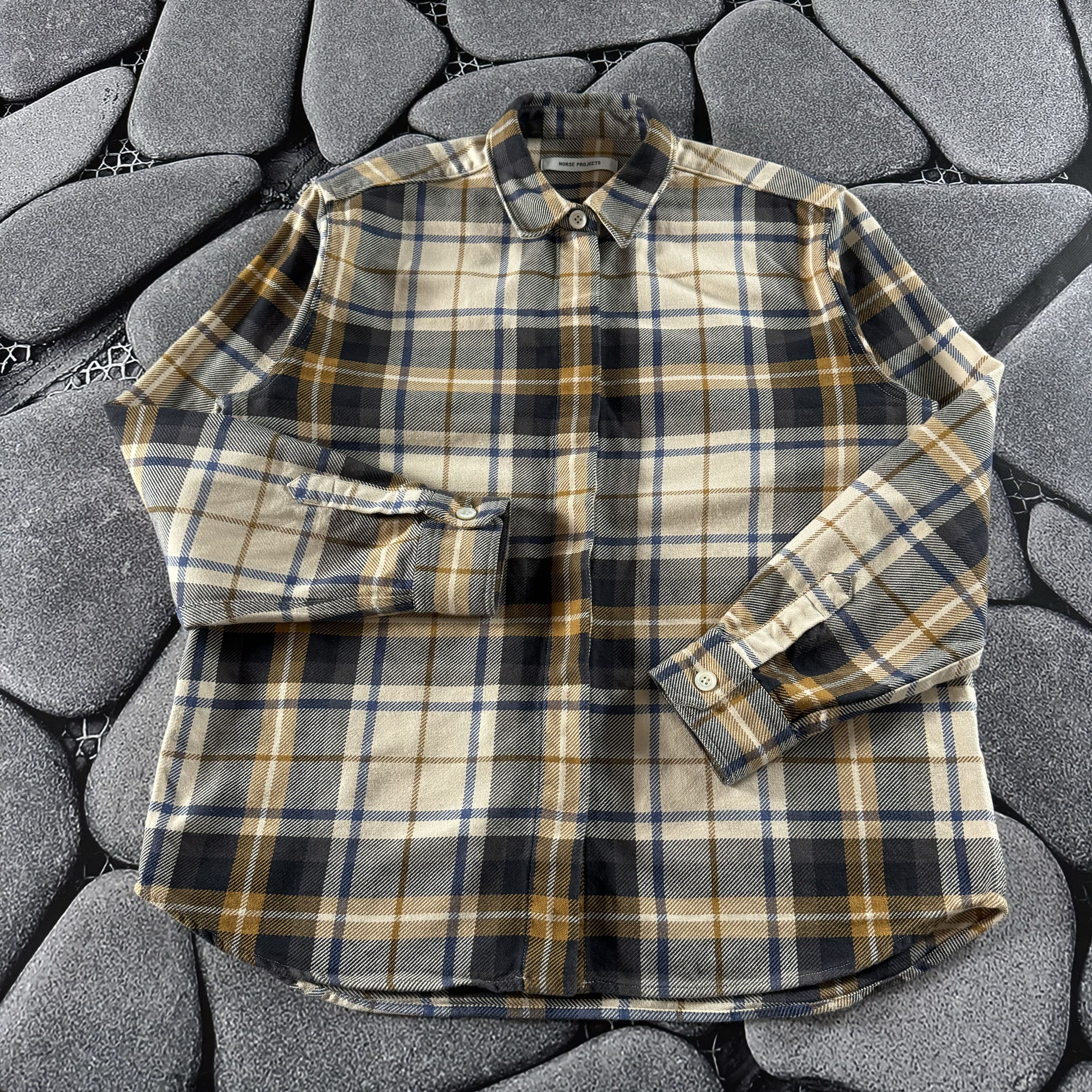 Norse Projects NORSE PROJECTS ULRIKKE CHECK BUTTON UP FLANNEL SHIRT Size US M / EU 48-50 / 2 - 8 Thumbnail
