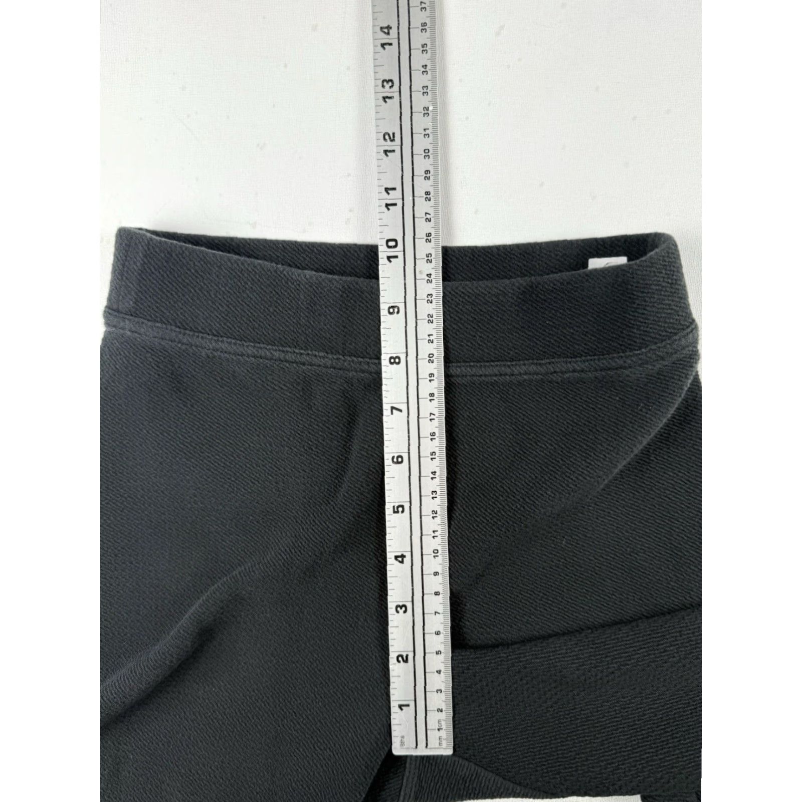 Vintage VINTAGE OFFLINE by Aerie Leggings Flared Sweatpants Womens S Black Knit Cotton Spandex Elastic Waist Ribbed Stretch Yoga Size 28" / US 6 / IT 42 - 4 Thumbnail
