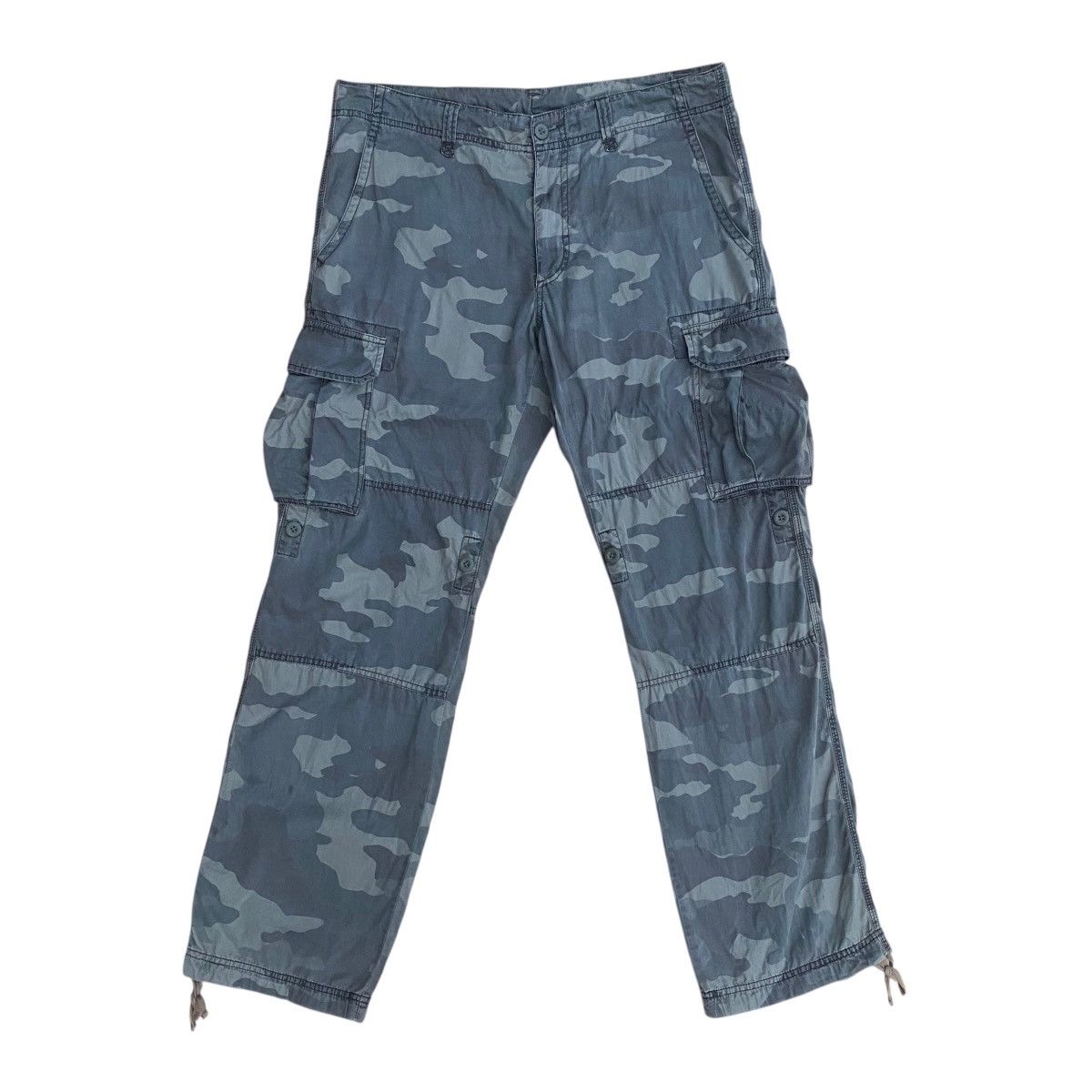 Japanese Brand Camouflage Tactical Military Multipocket Cargo Pants Size US 36 / EU 52 - 2 Thumbnail